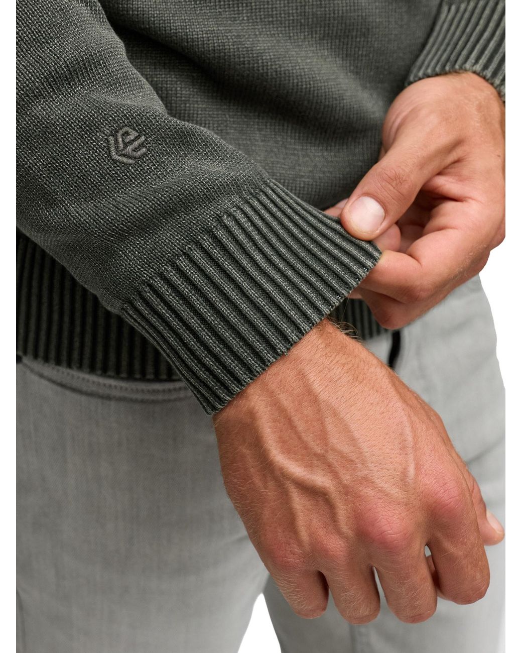 INDICODE Pullover in Gray für Herren
