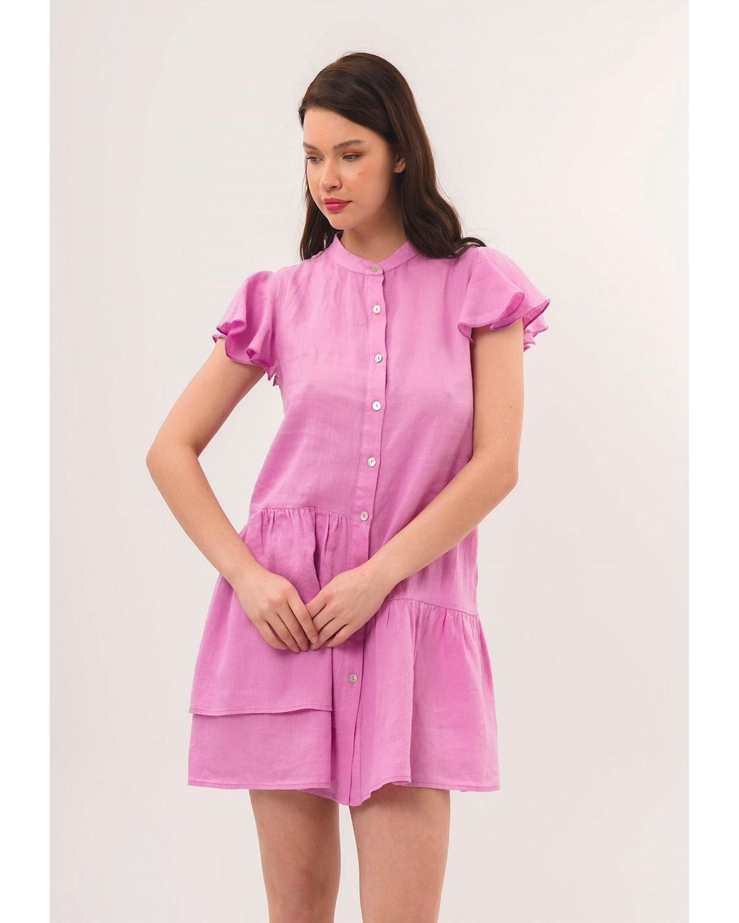 FRESHLIONS Pink Blusenkleid Jolin