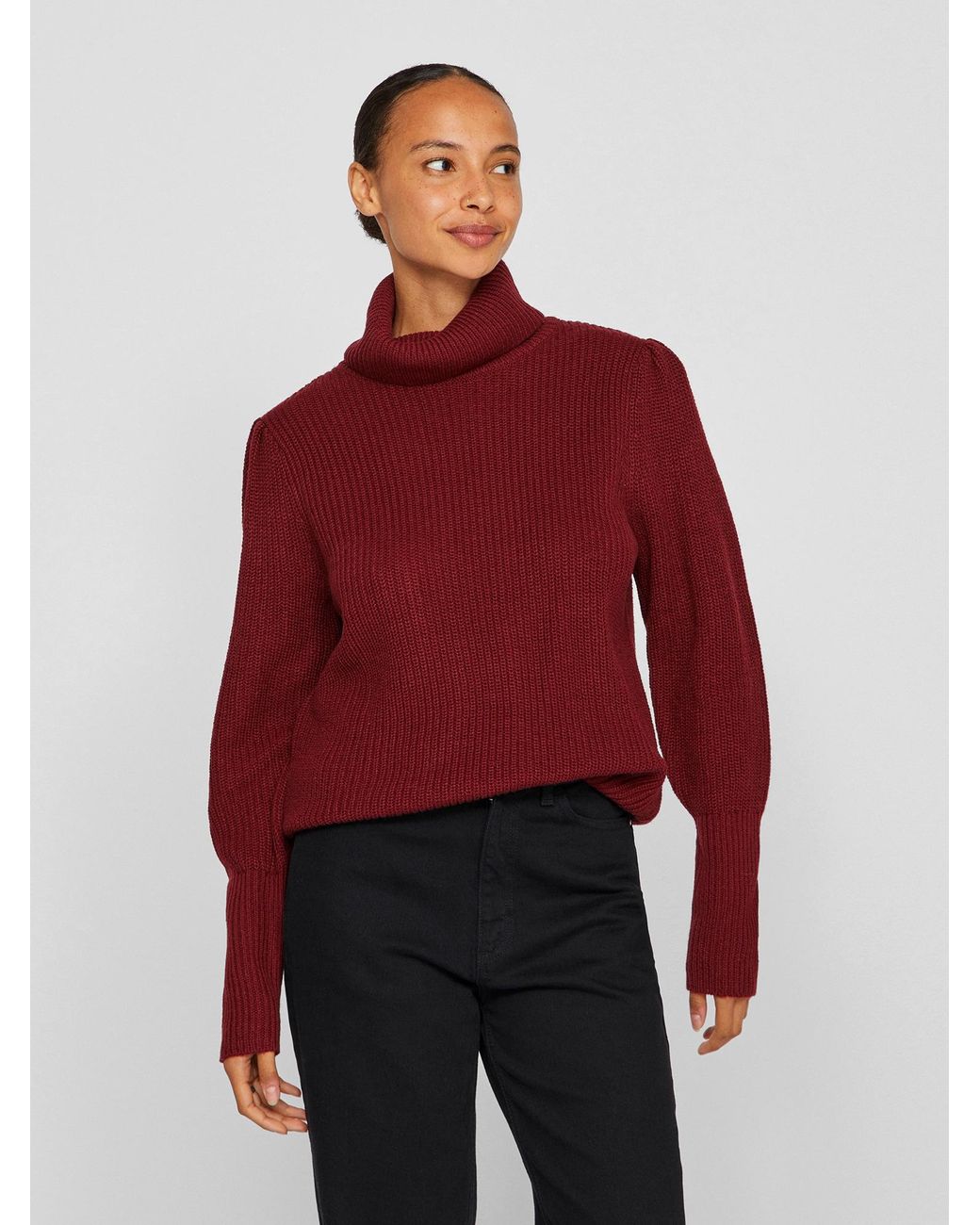 Vila Red Pullover Vilou