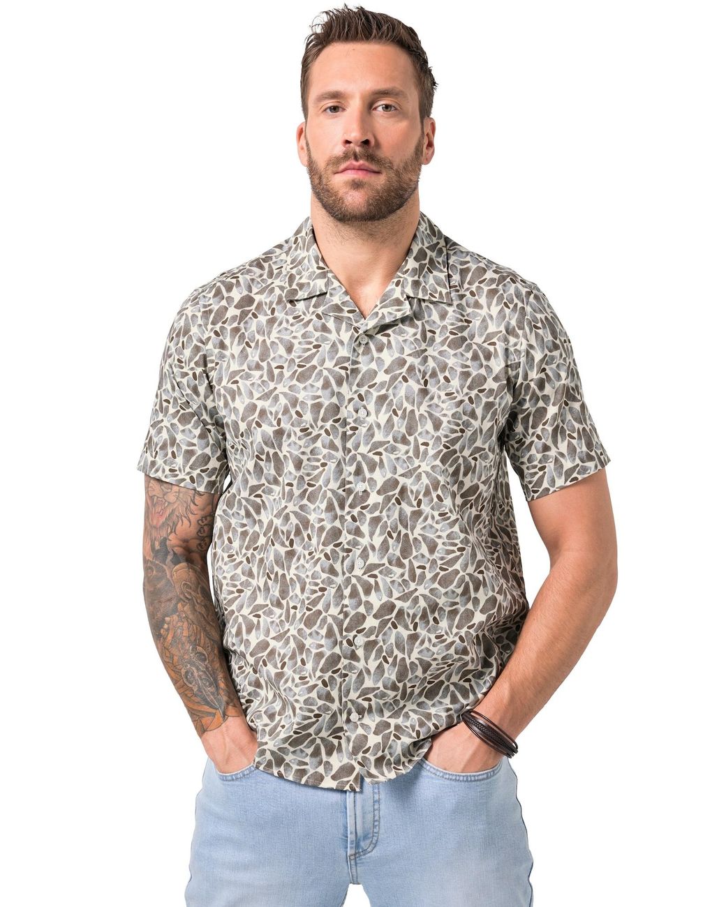 JP1880 Hemd in Gray für Herren