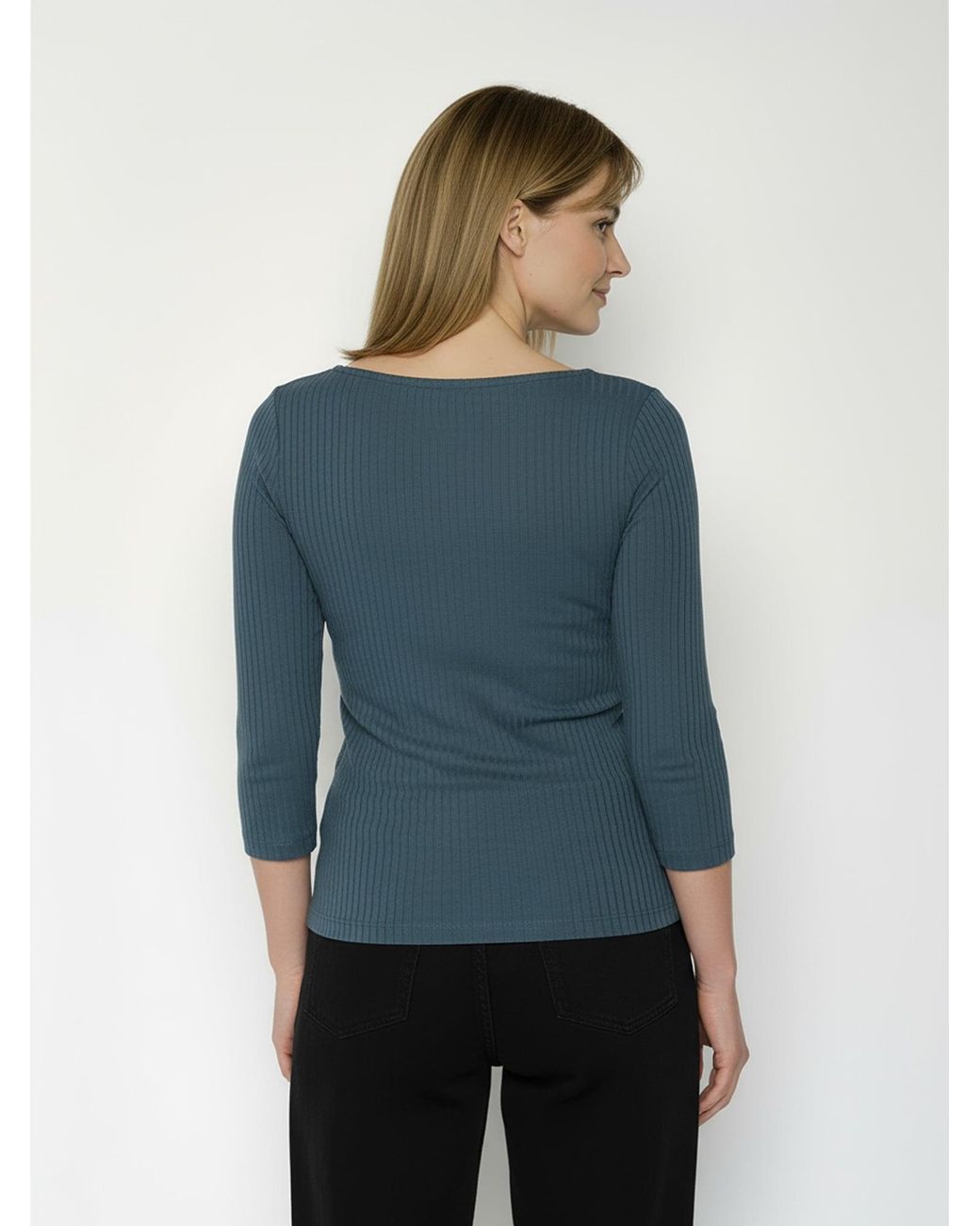 GreenBomb Blue Shirt Refined Basic