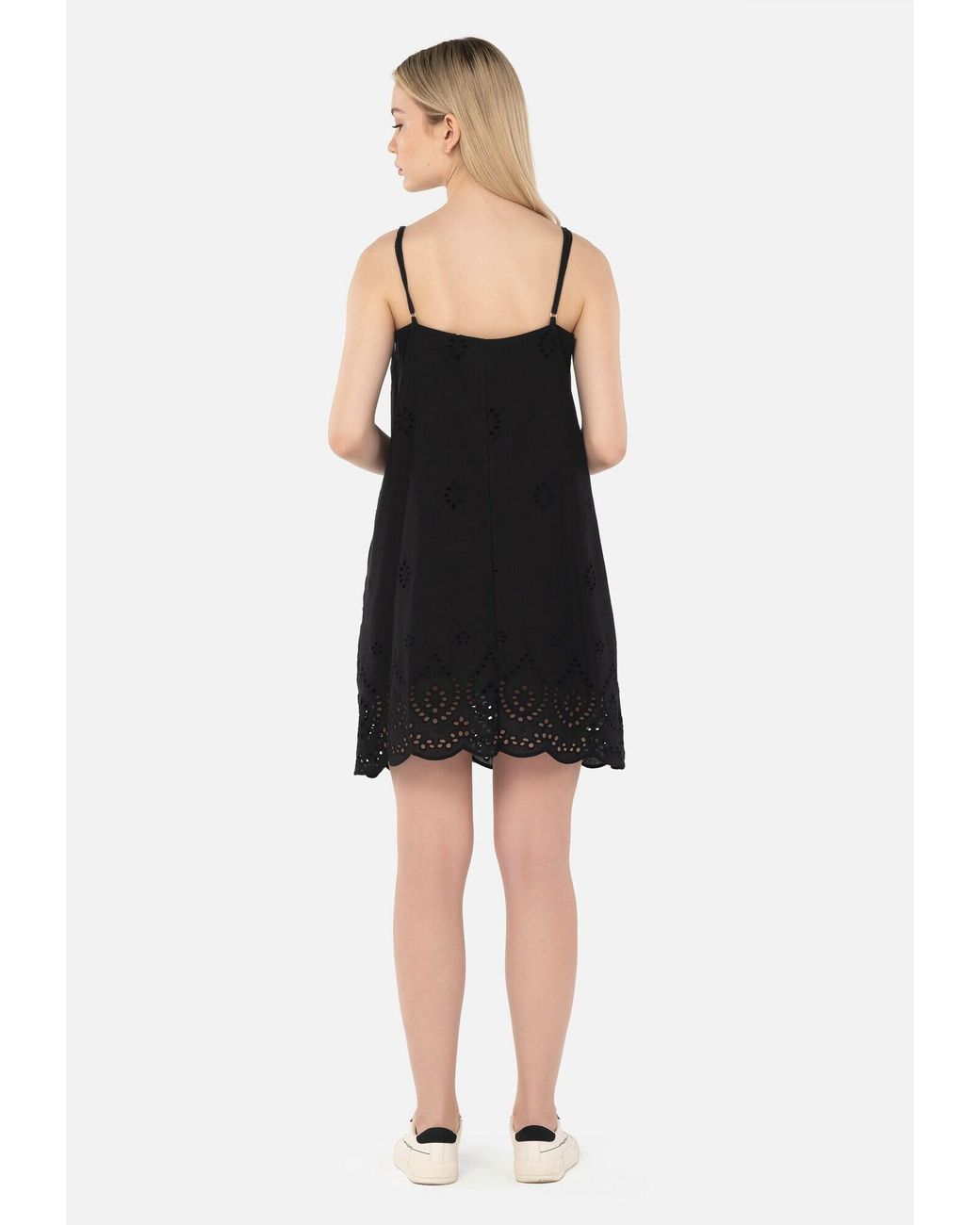 FRESHLIONS Black Sommerkleid Ella