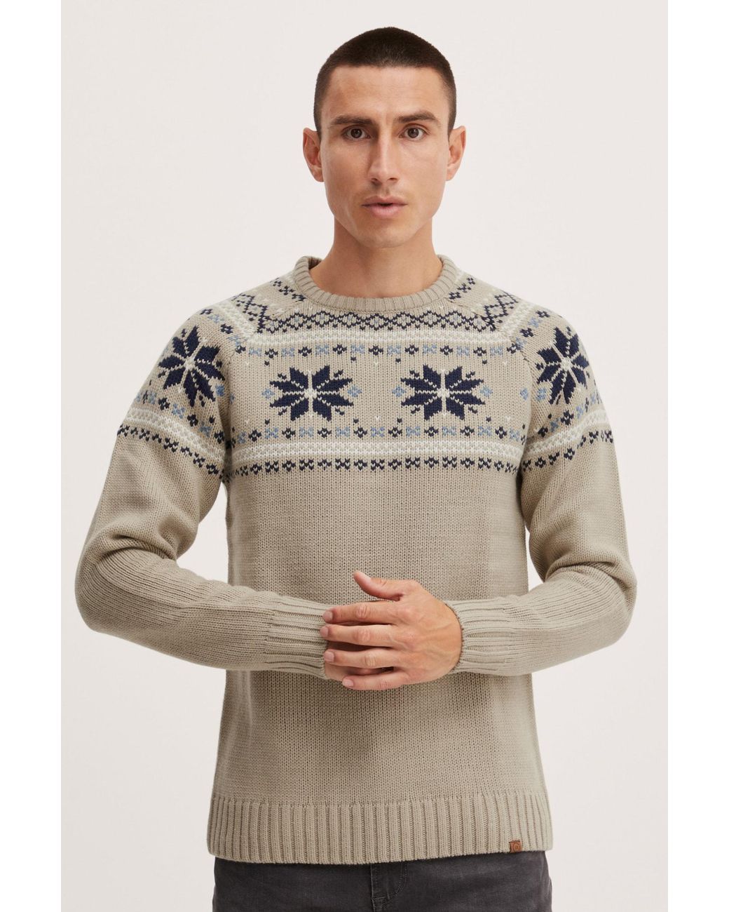 11 Project Pullover Timbro in Gray für Herren