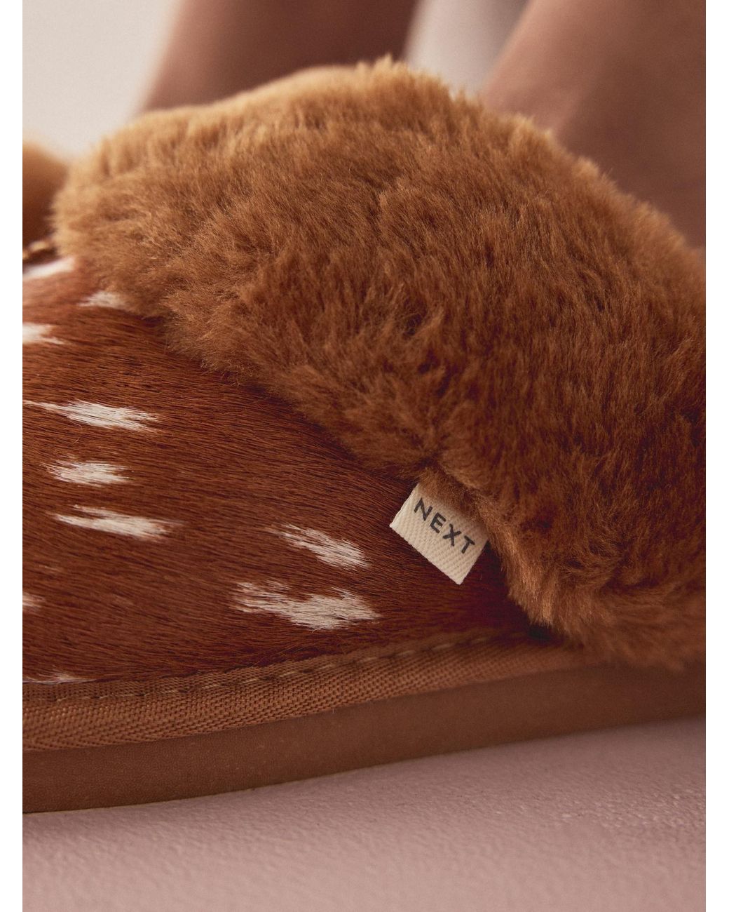 Next Brown Hausschuh