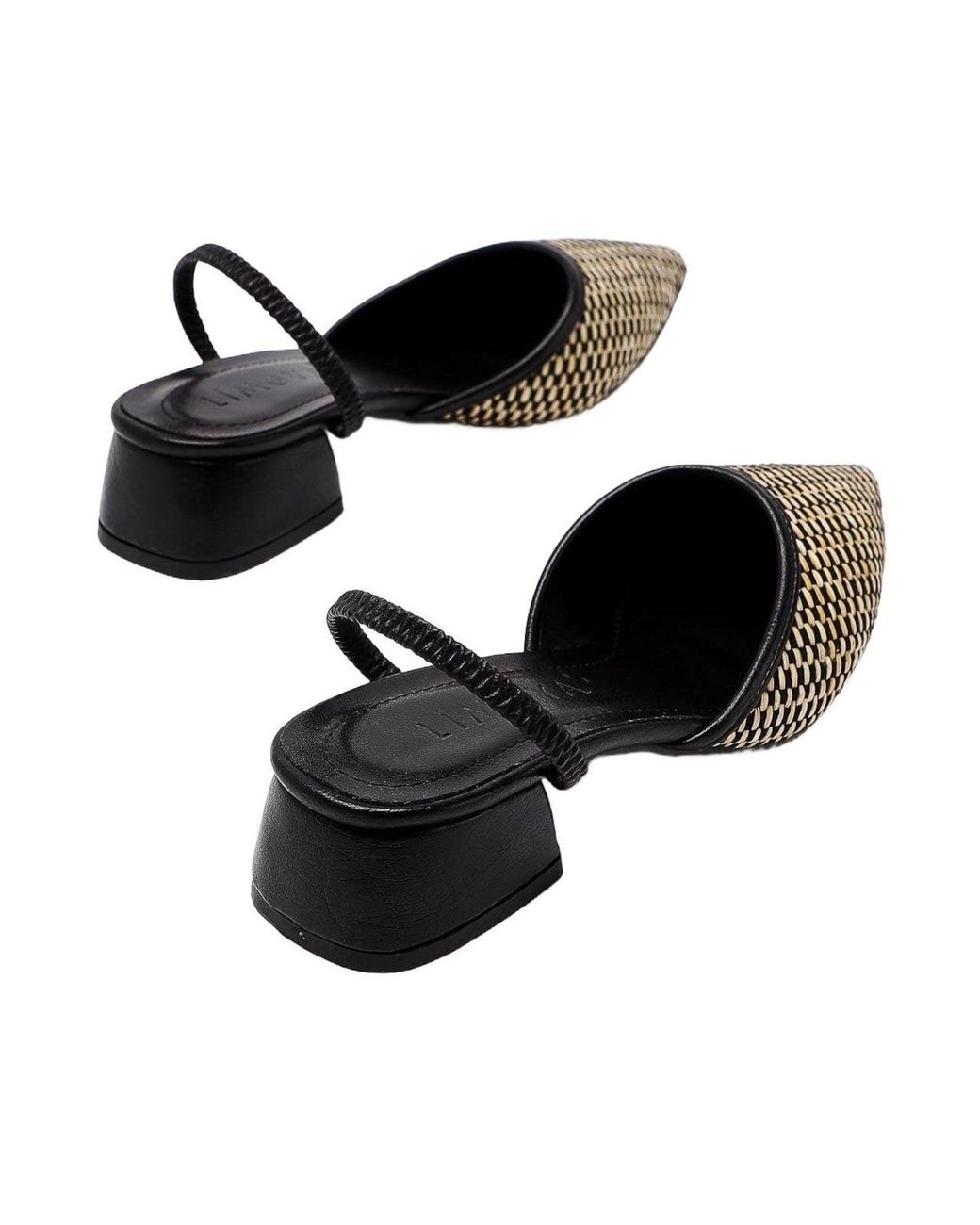 Limoya Black Slingpumps Rosa