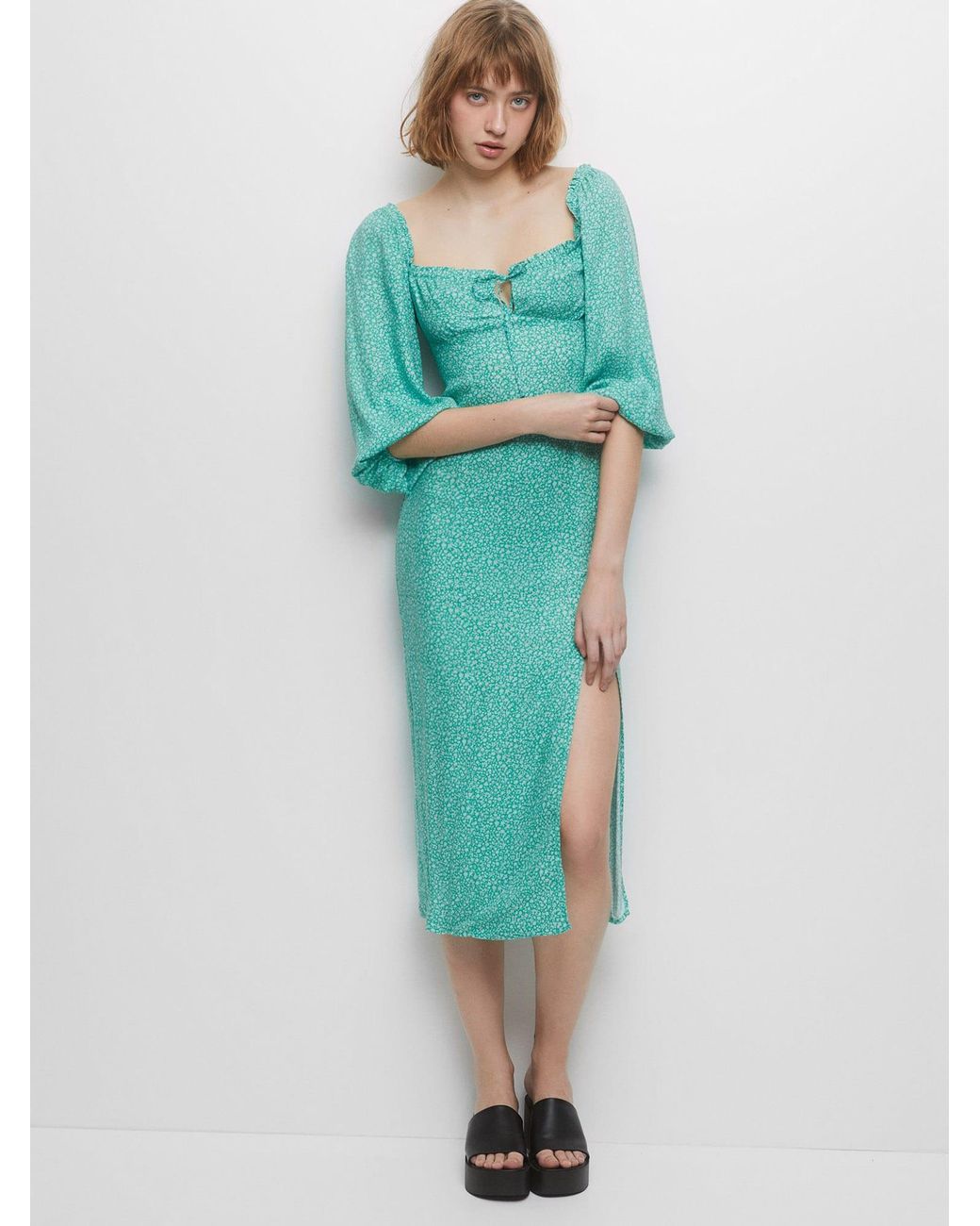 Pull&Bear Blue Kleid