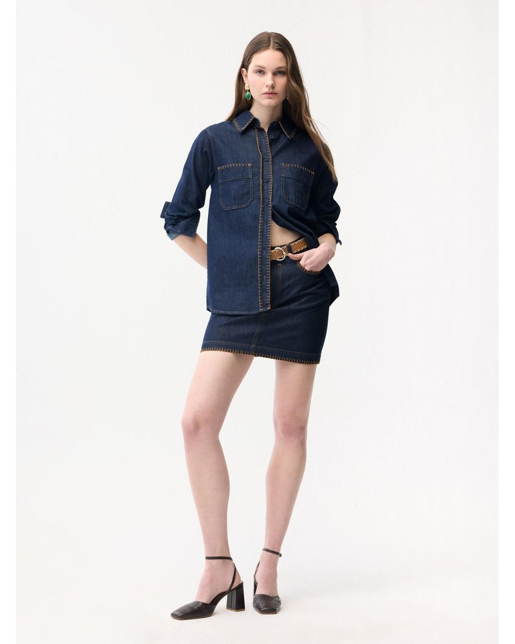 ADL Blue Bluse