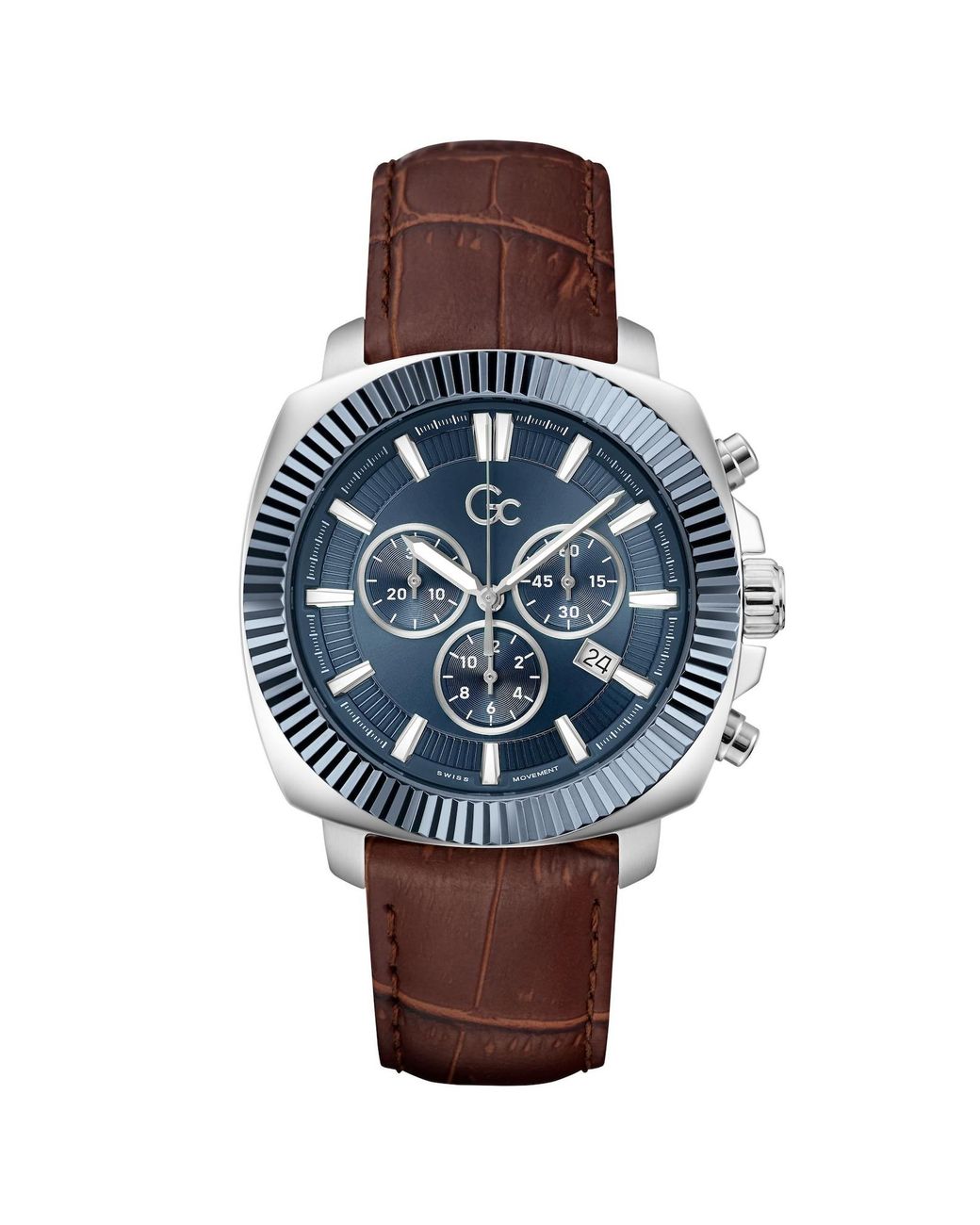 Gc Uhr Flair Coussin in Blue für Herren
