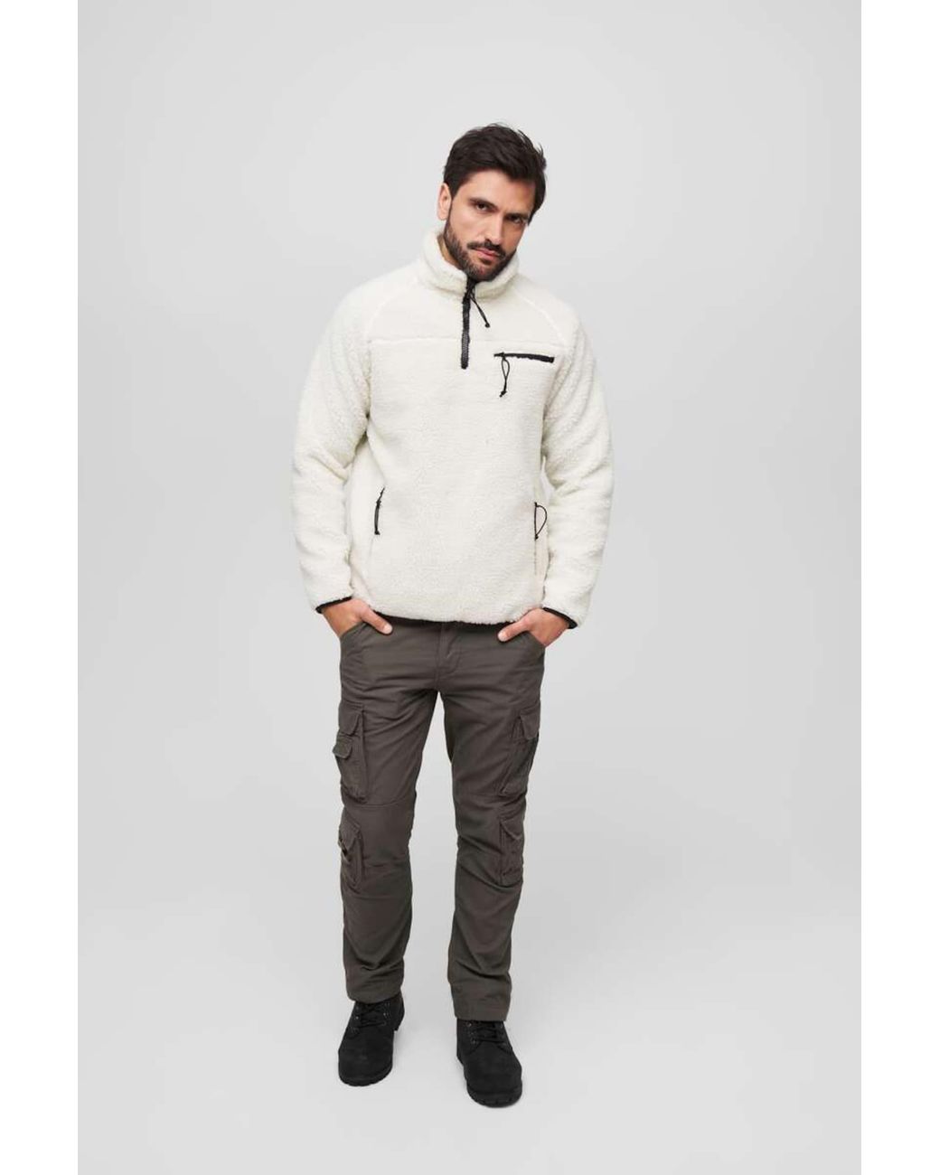 BRANDIT Pullover in Gray für Herren