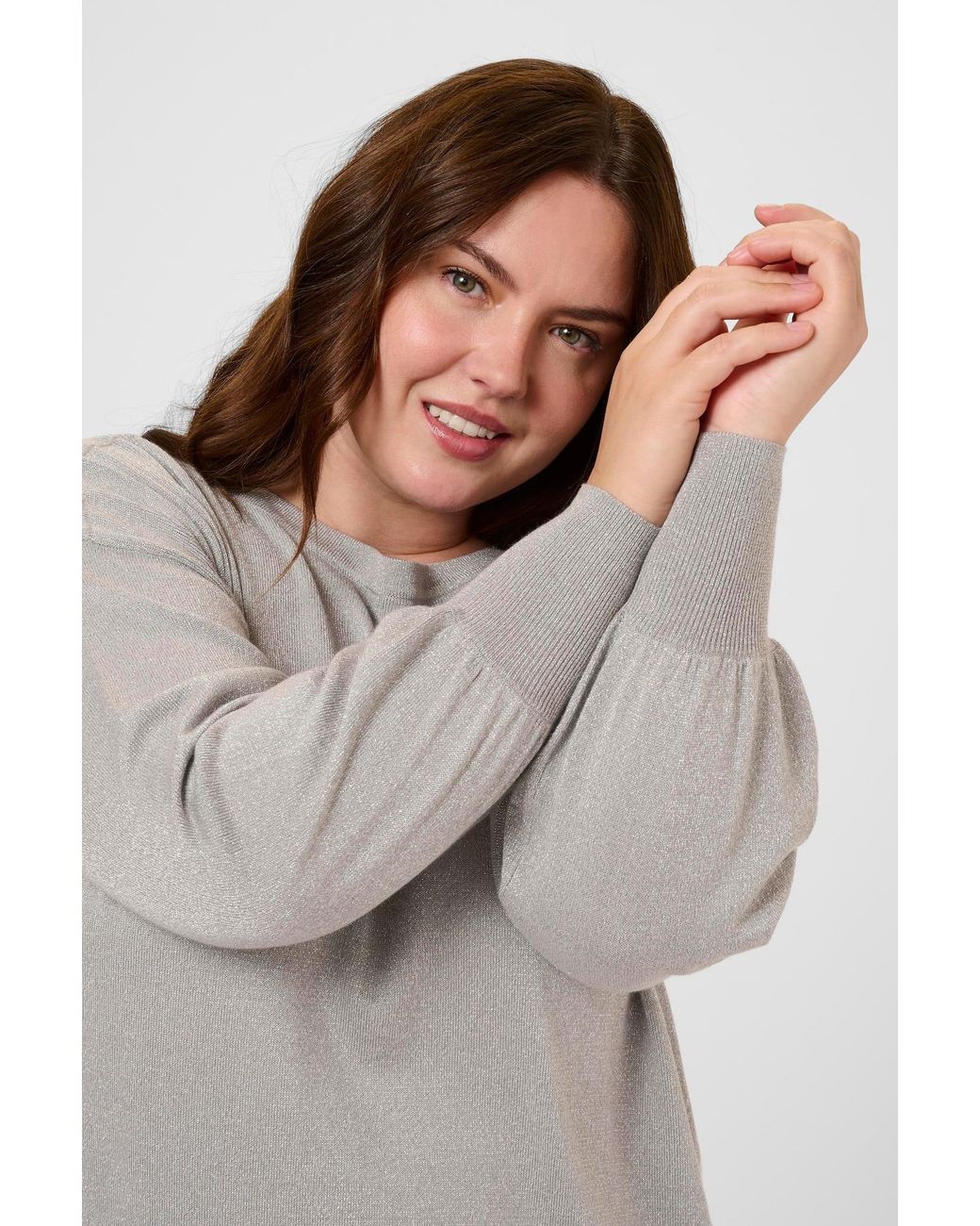 Kaffe Gray Pullover Kcregitta
