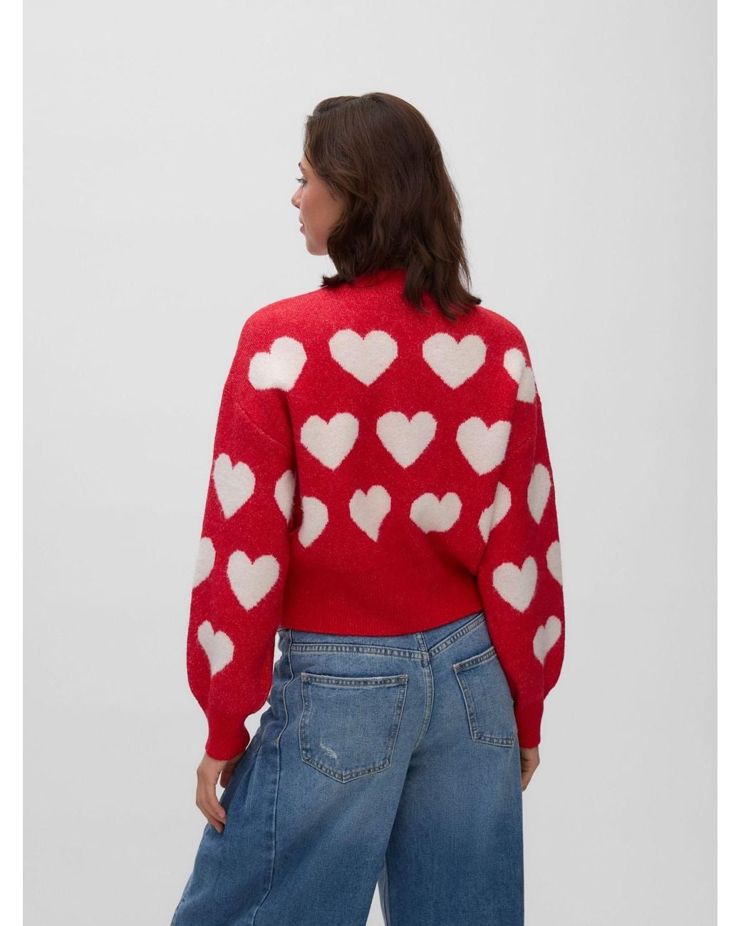Vero Moda Red Pullover Vmhearty