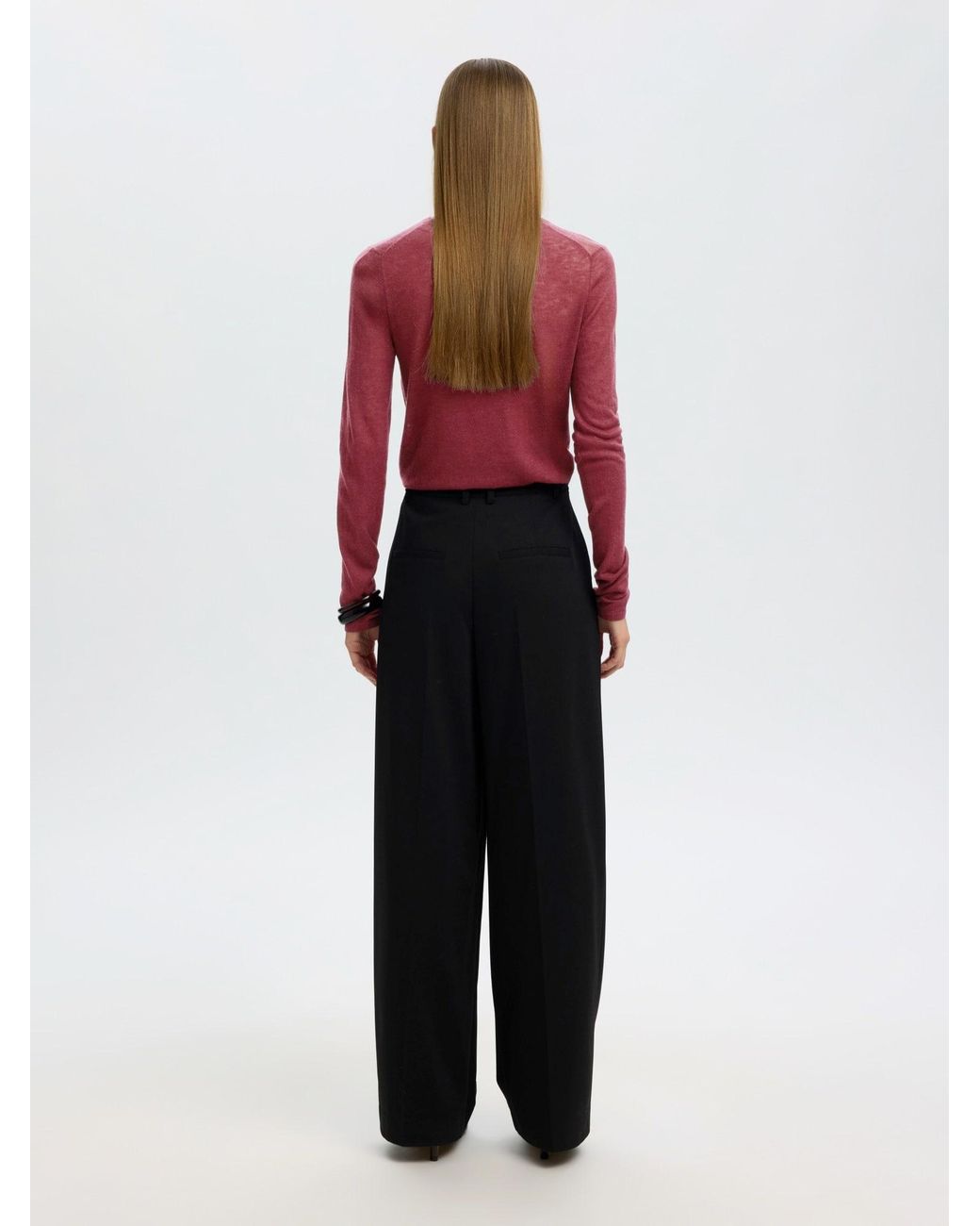 SELECTED Red Pullover Slwvendy