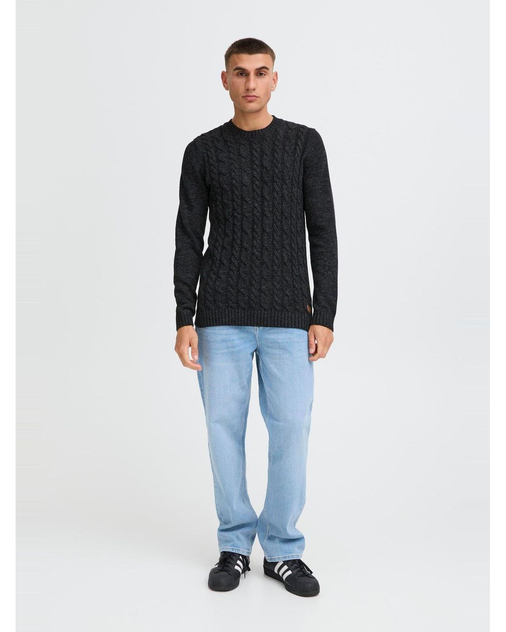 Solid Pullover Sdricco in Black für Herren