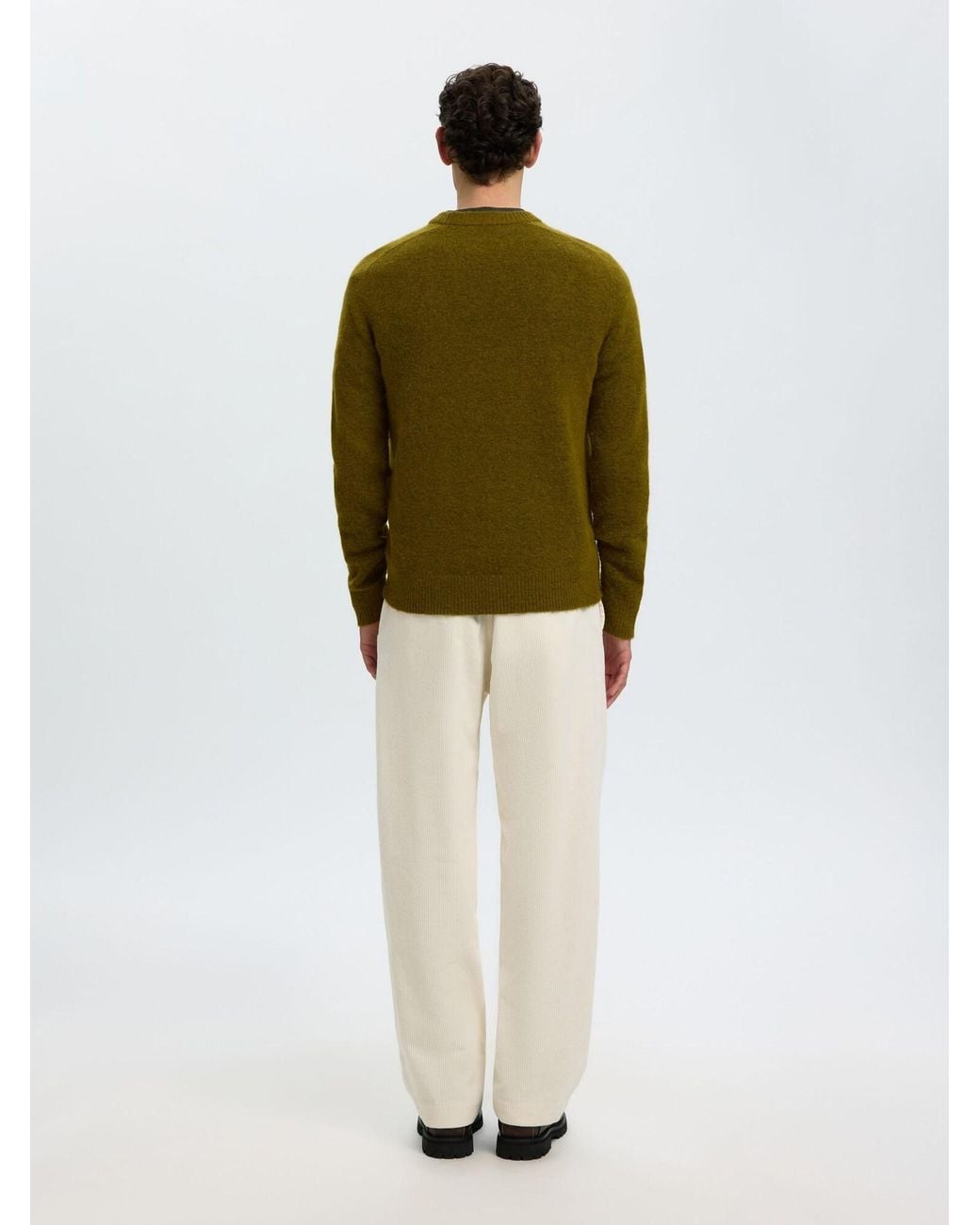 SELECTED Pullover in Green für Herren