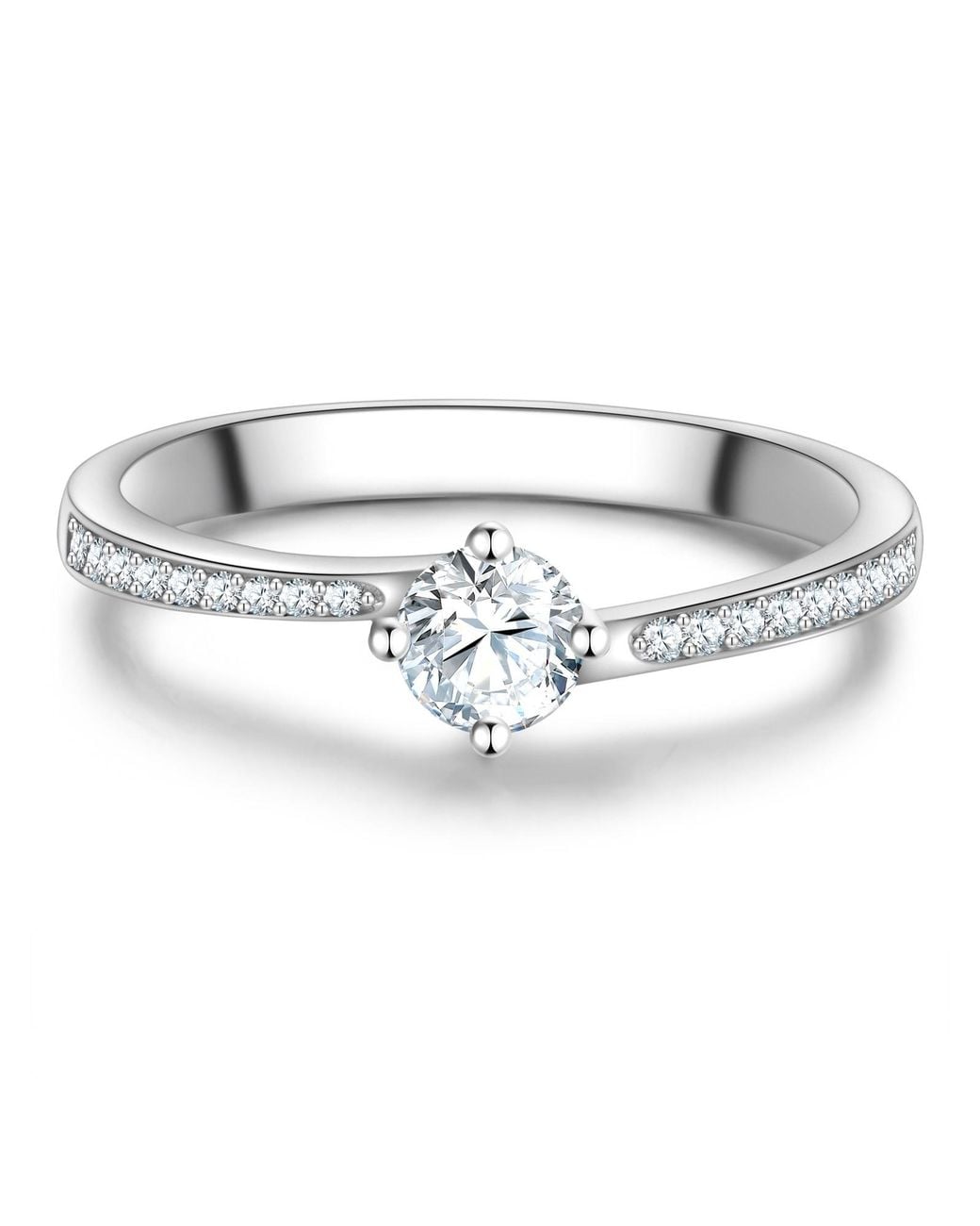 Trilani White Ring