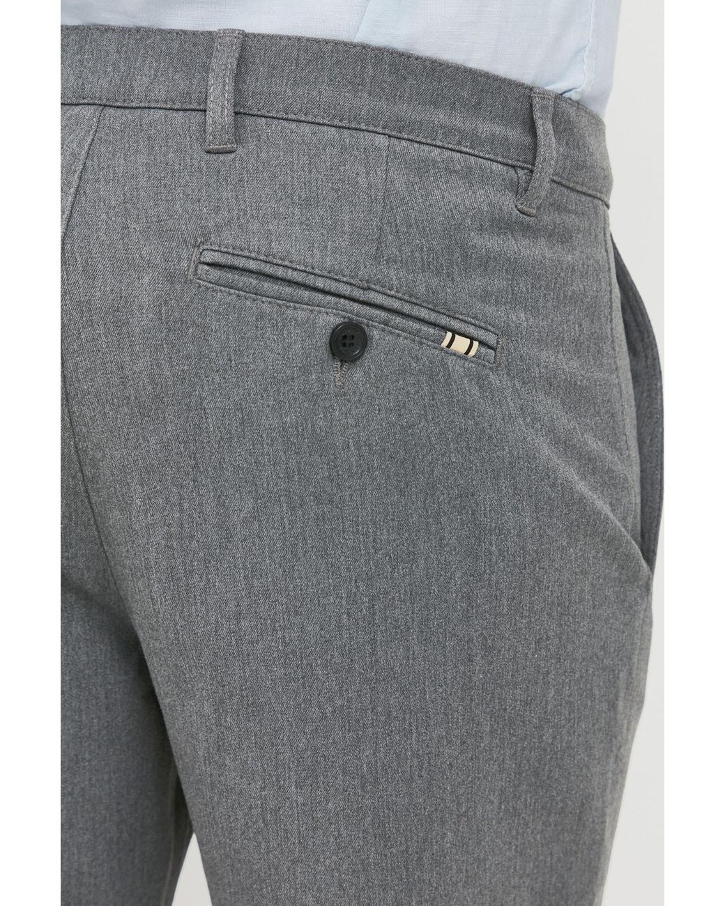 Solid Chinohose in Gray für Herren