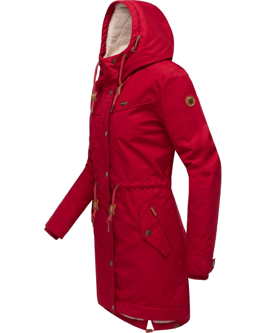 Ragwear Red Parka Ym-Canny