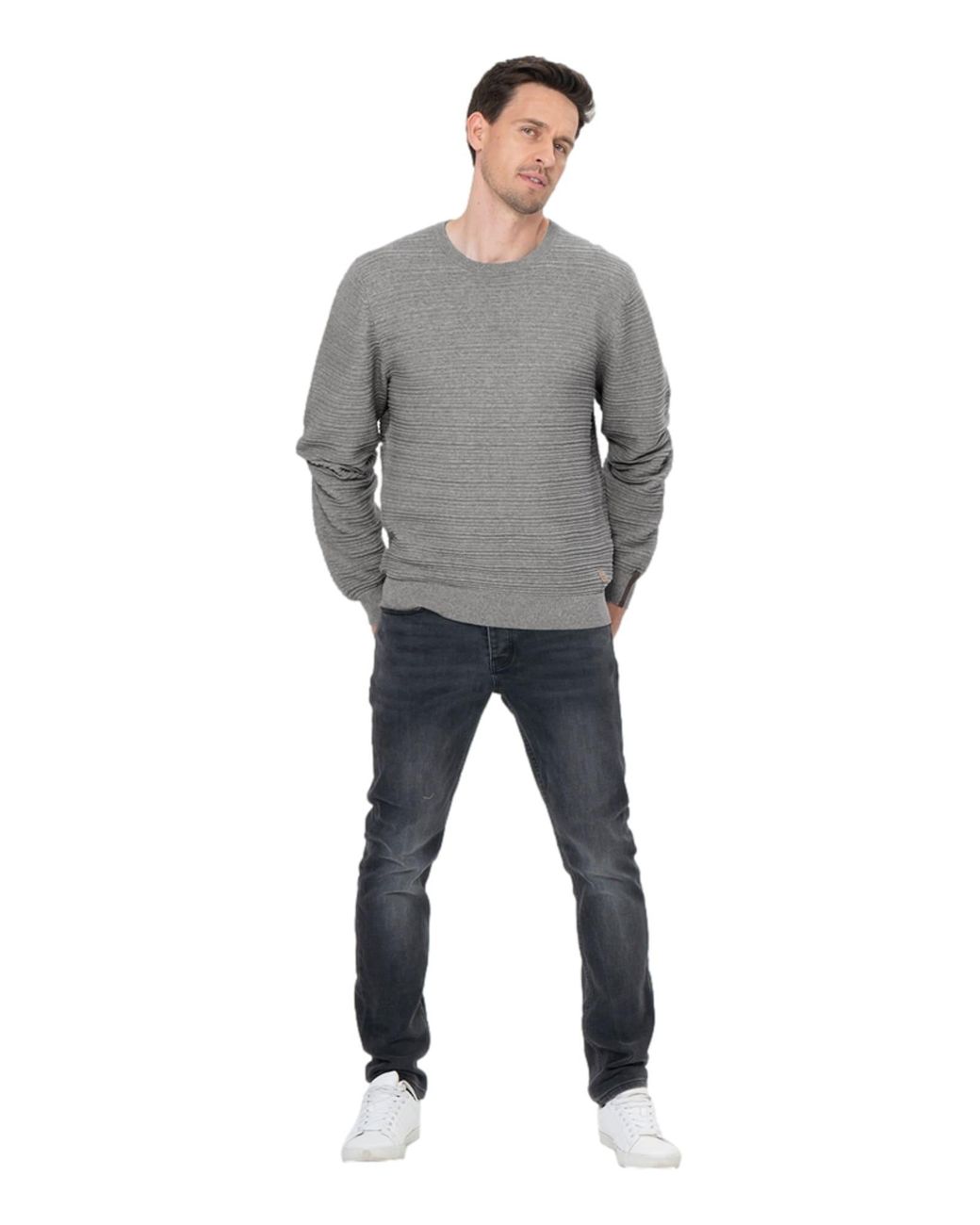 Key Largo Pullover Bern in Gray für Herren