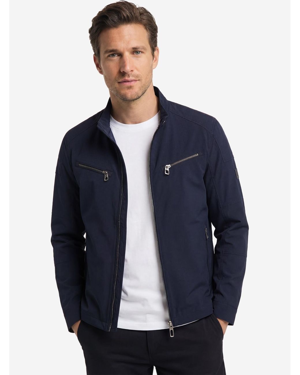 CASA MODA Übergangsjacke Basic in Blue für Herren