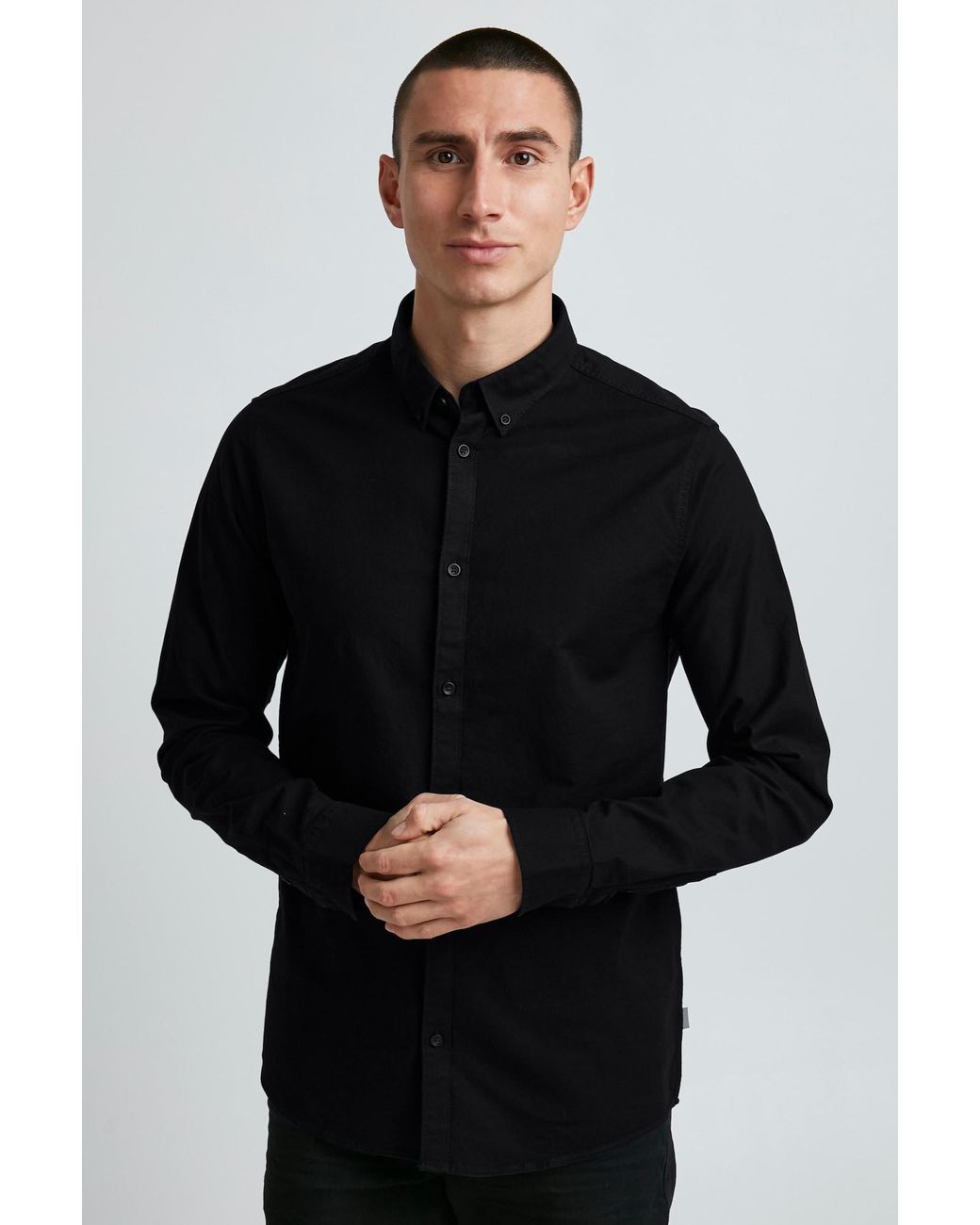 Solid Hemd Val in Black für Herren