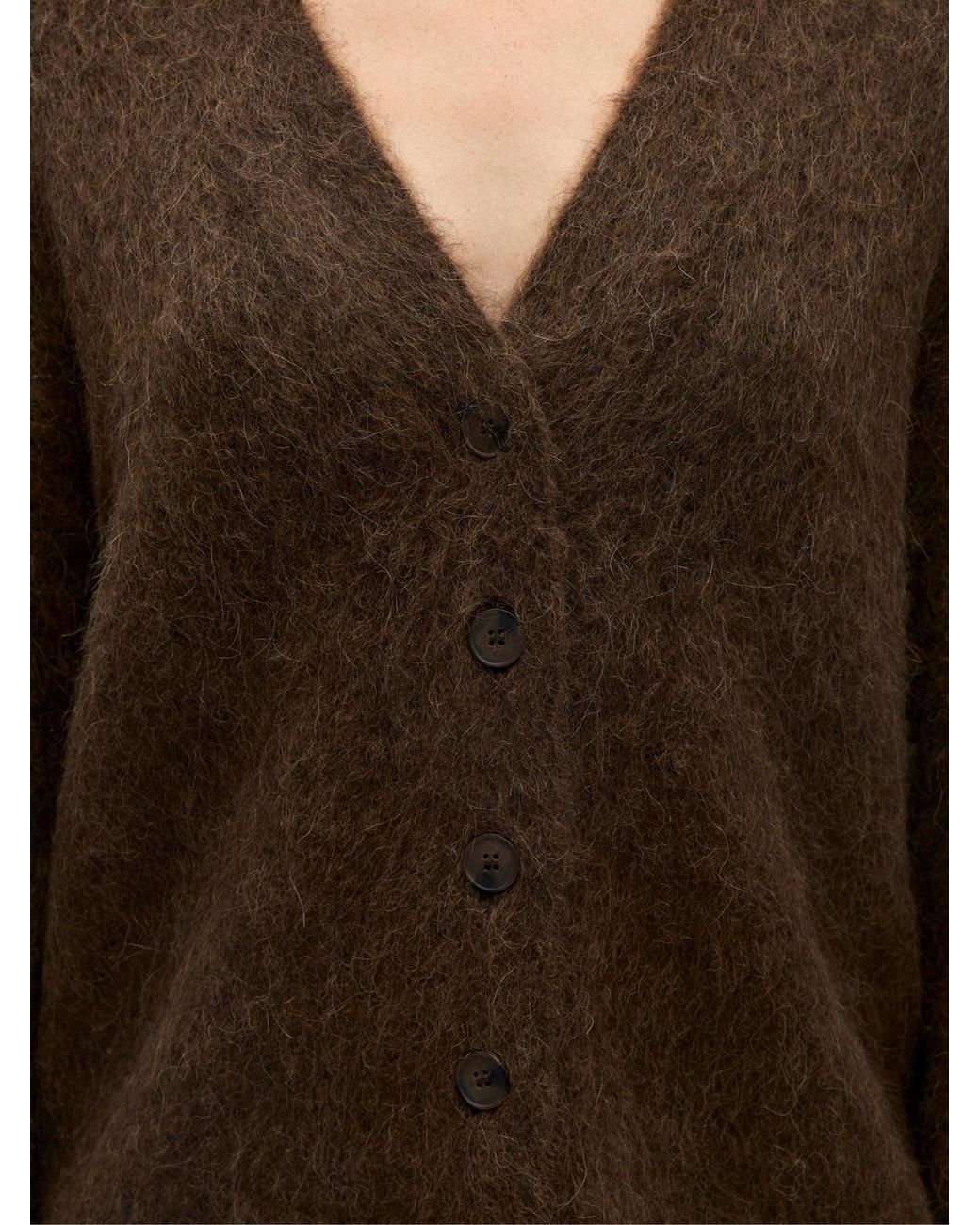 Object Brown Strickjacke Objharry