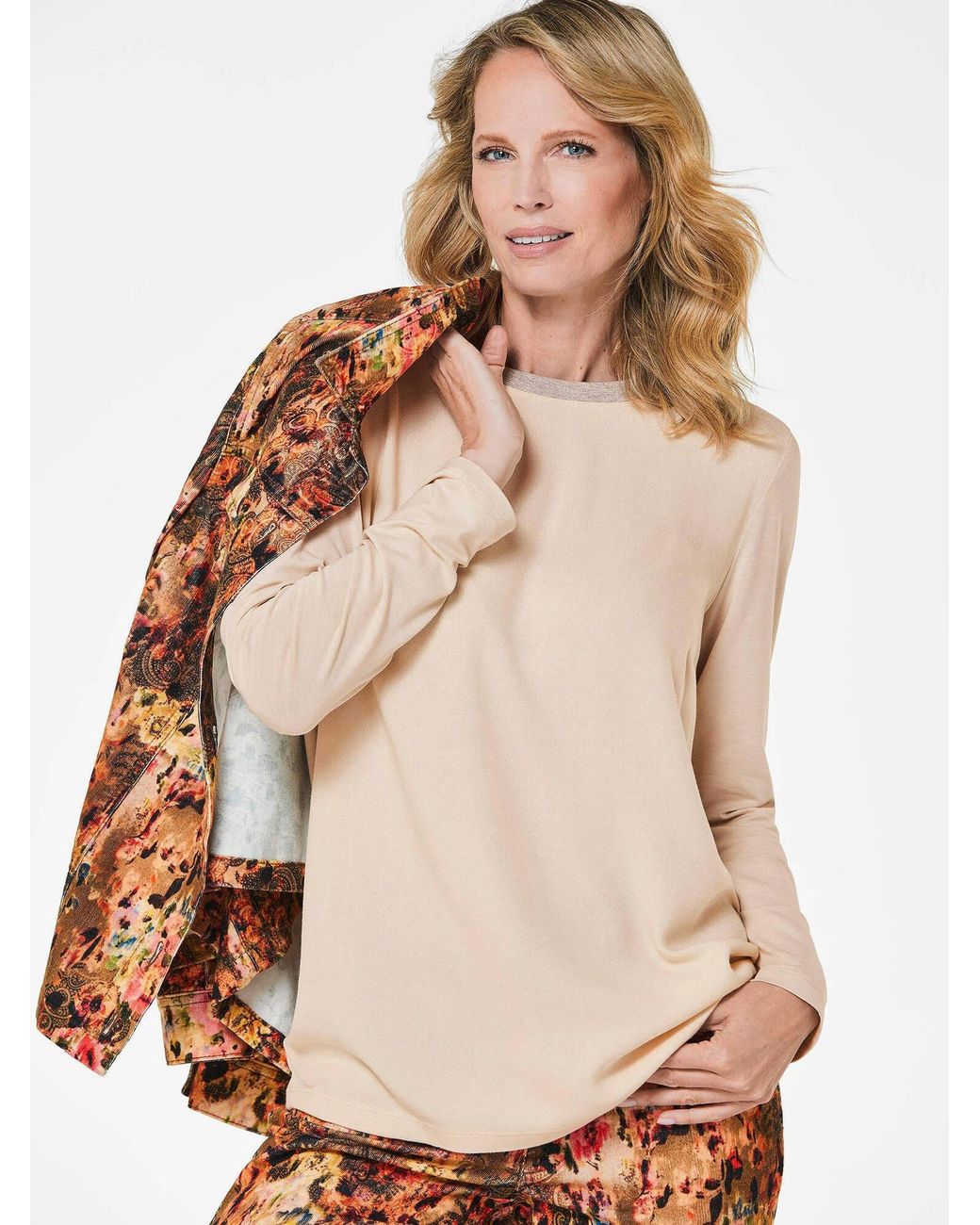 Goldner Natural Bluse