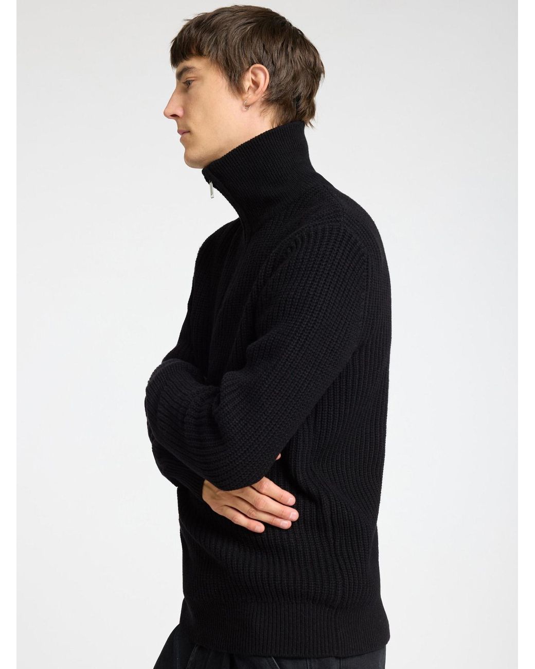 SELECTED Pullover Slhland in Black für Herren