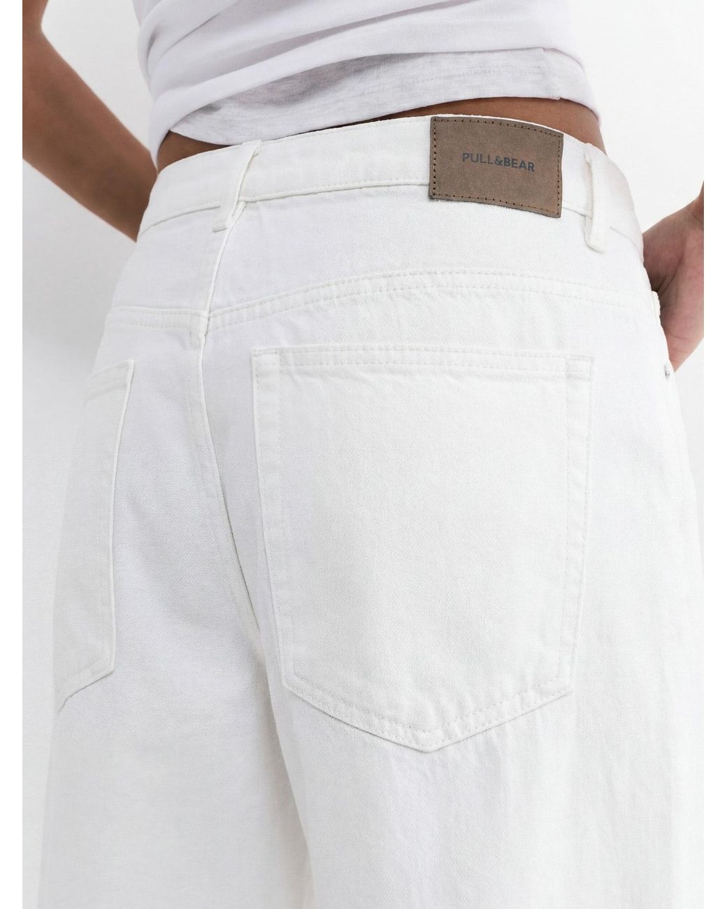 Pull&Bear White Jeans
