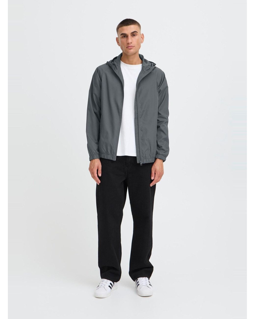 Solid Übergangsjacke Franno in Gray für Herren