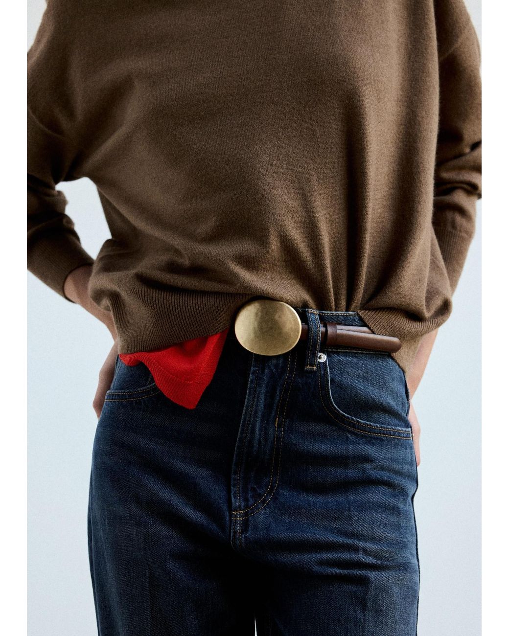 Mango Brown Pullover Nekkon