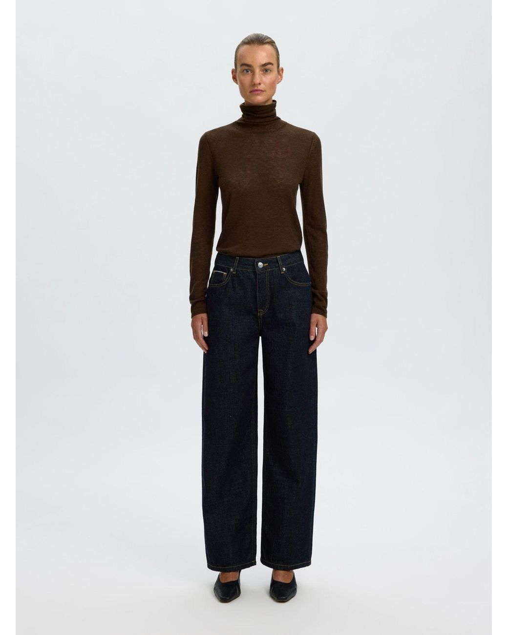 SELECTED Brown Pullover Vendy