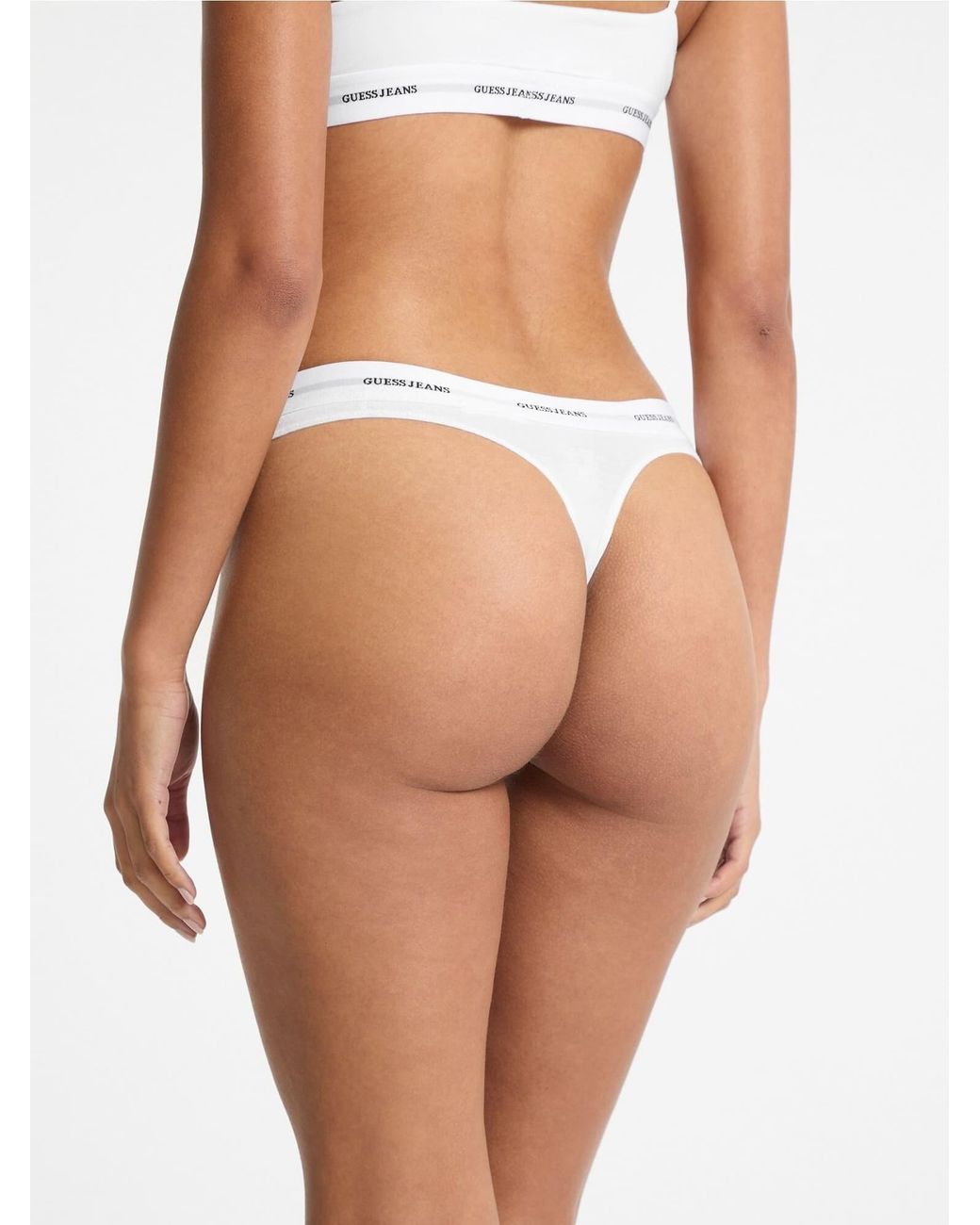 Guess White String