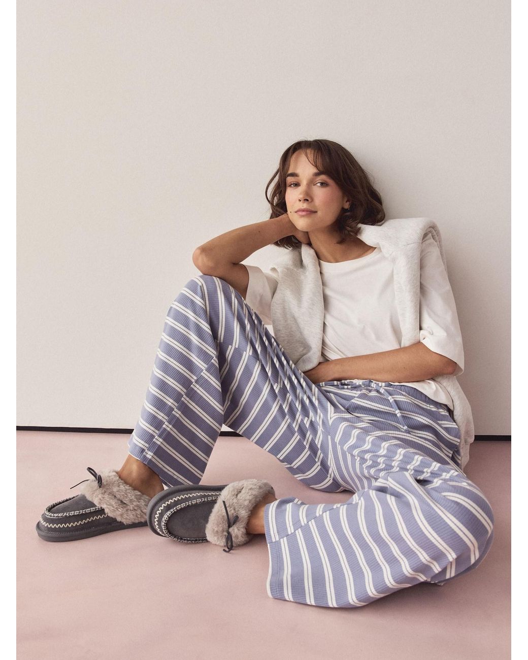 Next White Hausschuh