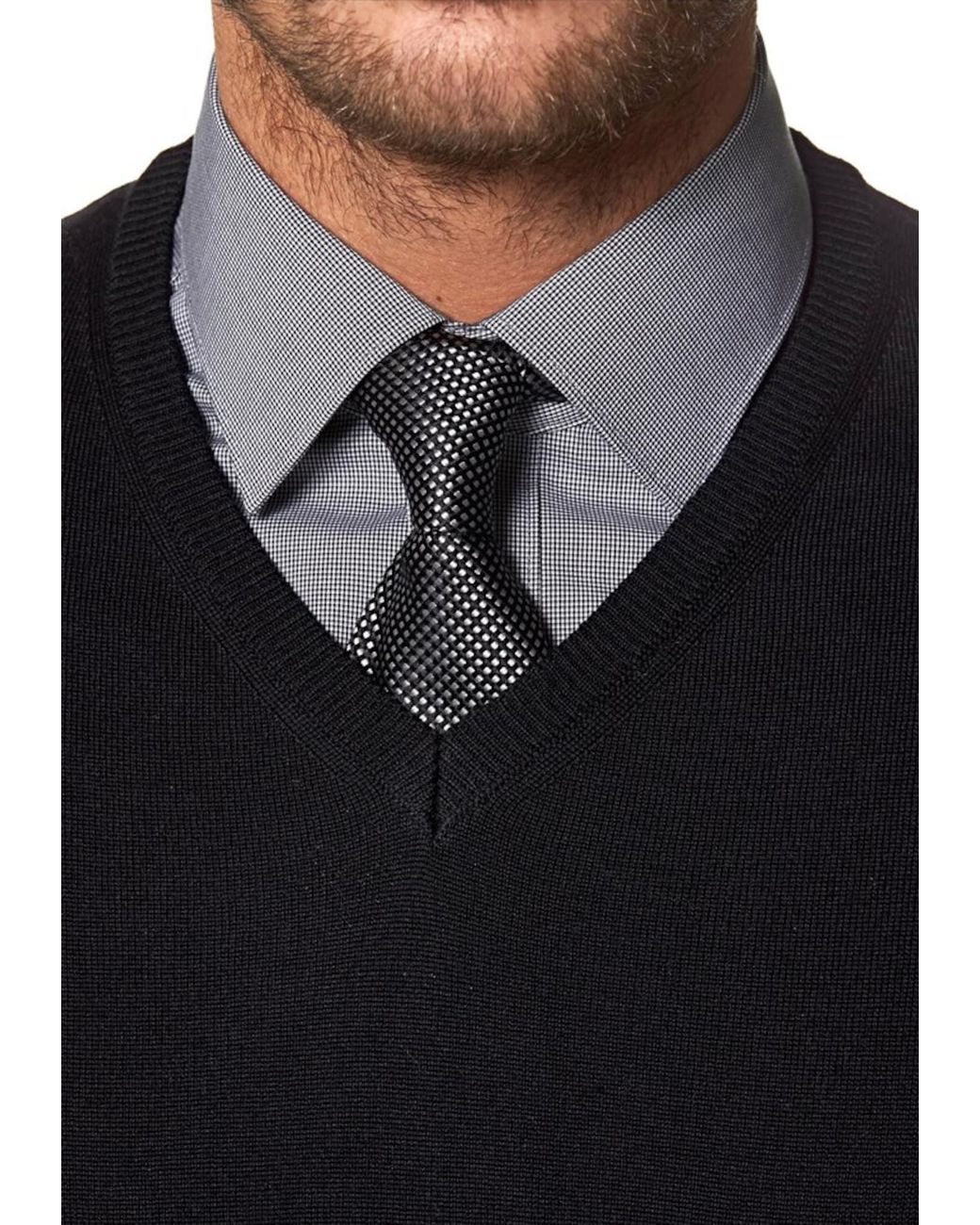 Olymp Pullover in Black für Herren