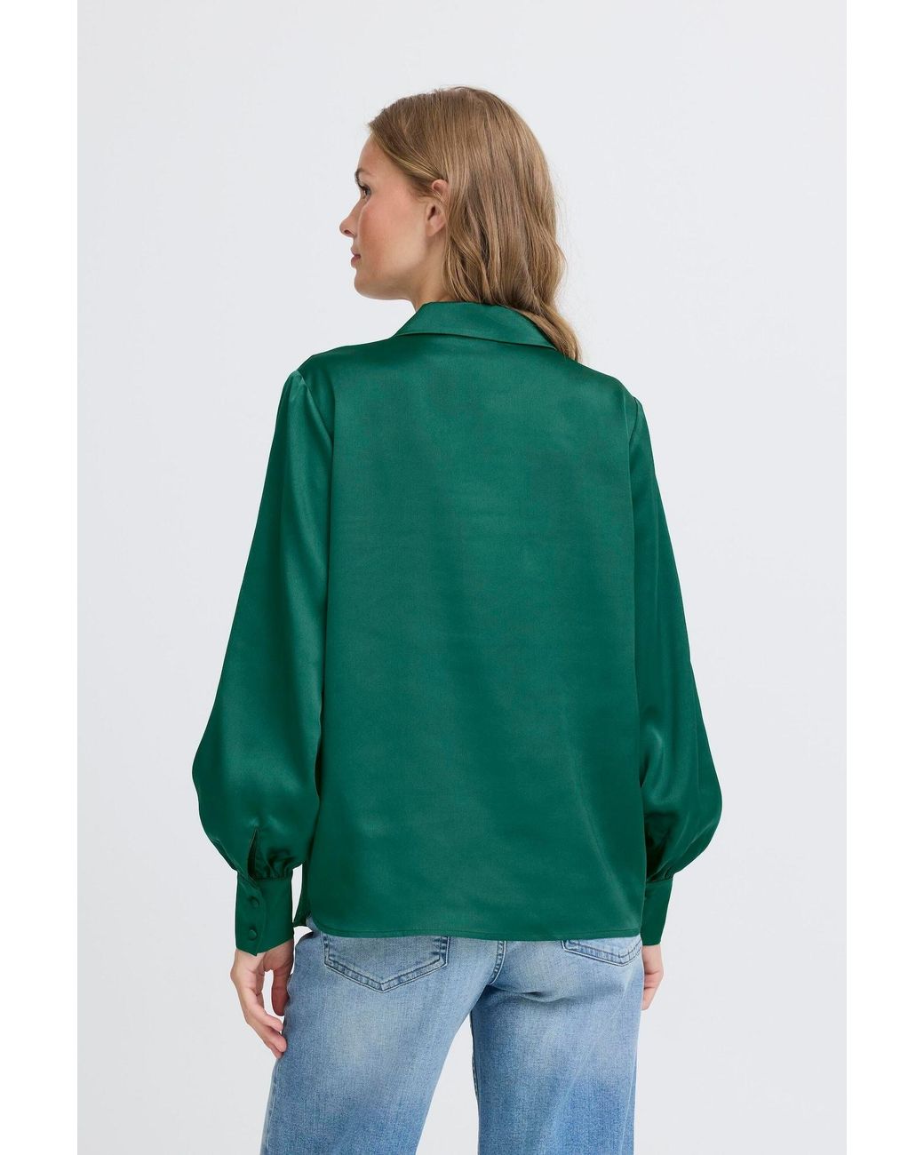 Ichi Green Bluse