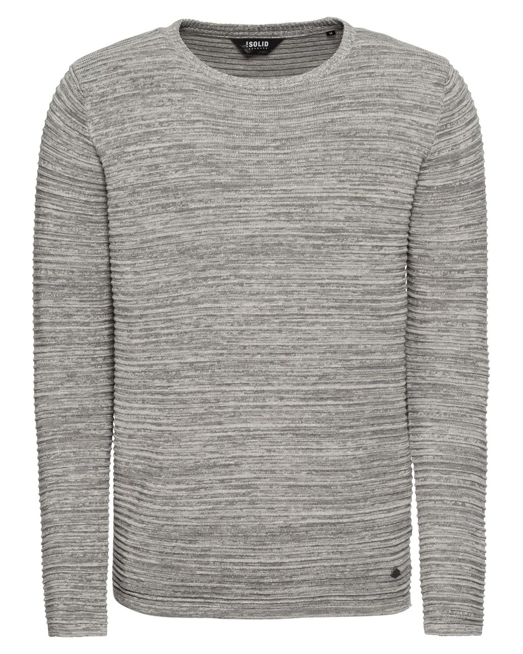 Solid Pullover Struan in Gray für Herren