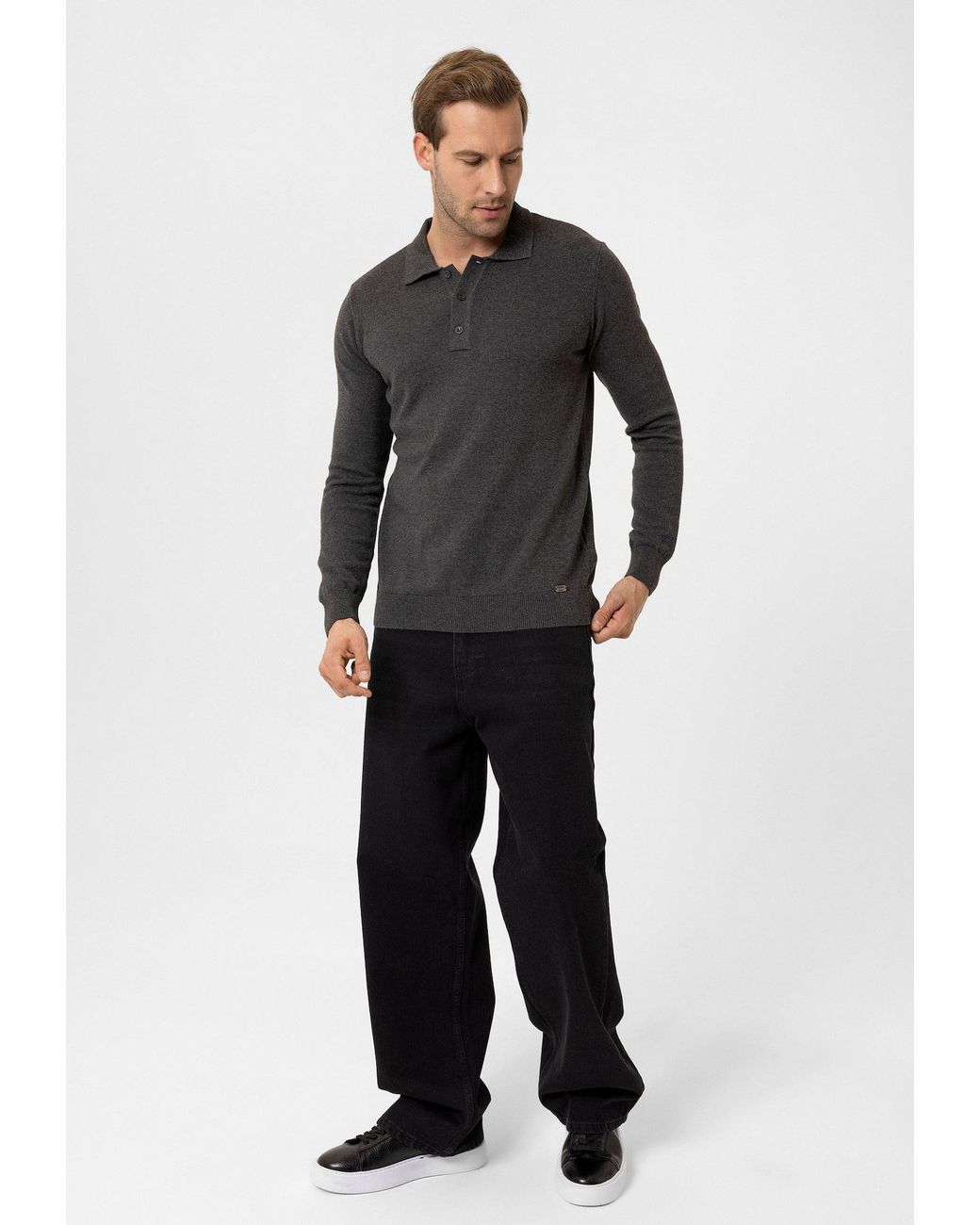 Moxx Paris Polo Pullover in Blue für Herren