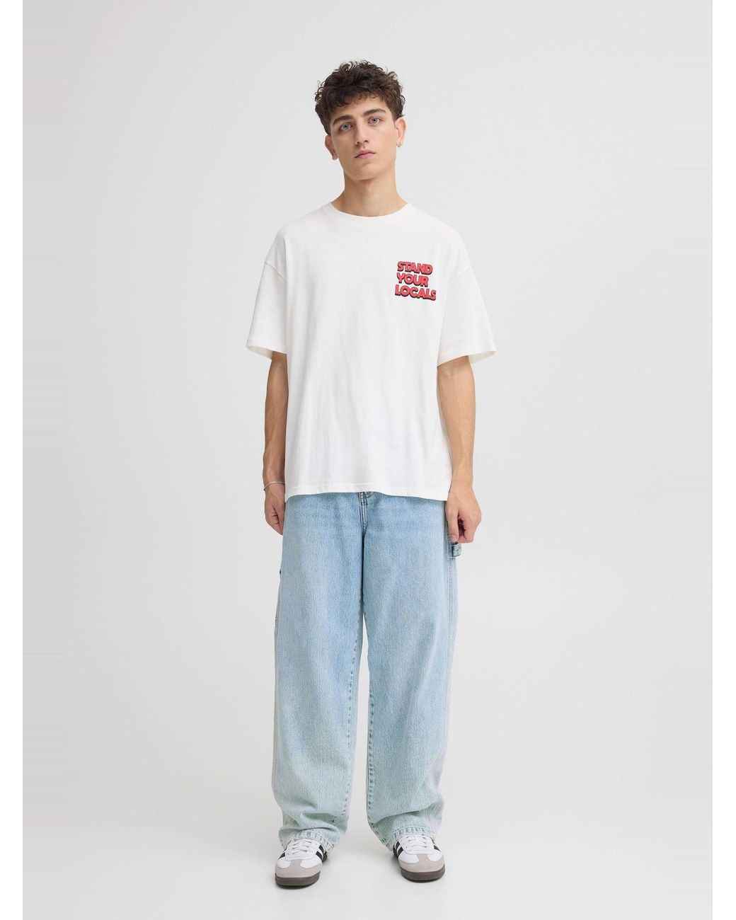 Solid Relax-Fit-Jeans Sdmason Carpenter in Blue für Herren