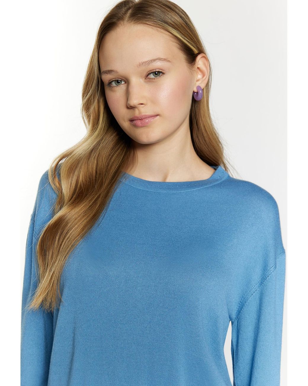 myMo Blue Pullover Keepsudry