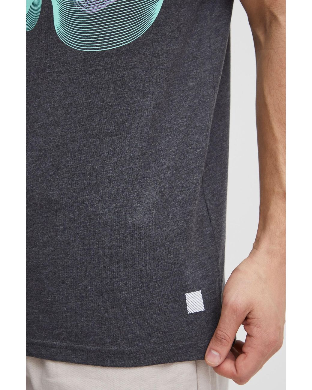 Solid Shirt in Gray für Herren