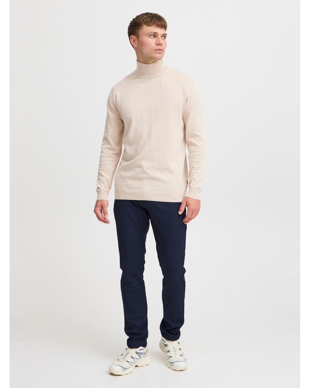 Solid Pullover Ario in White für Herren