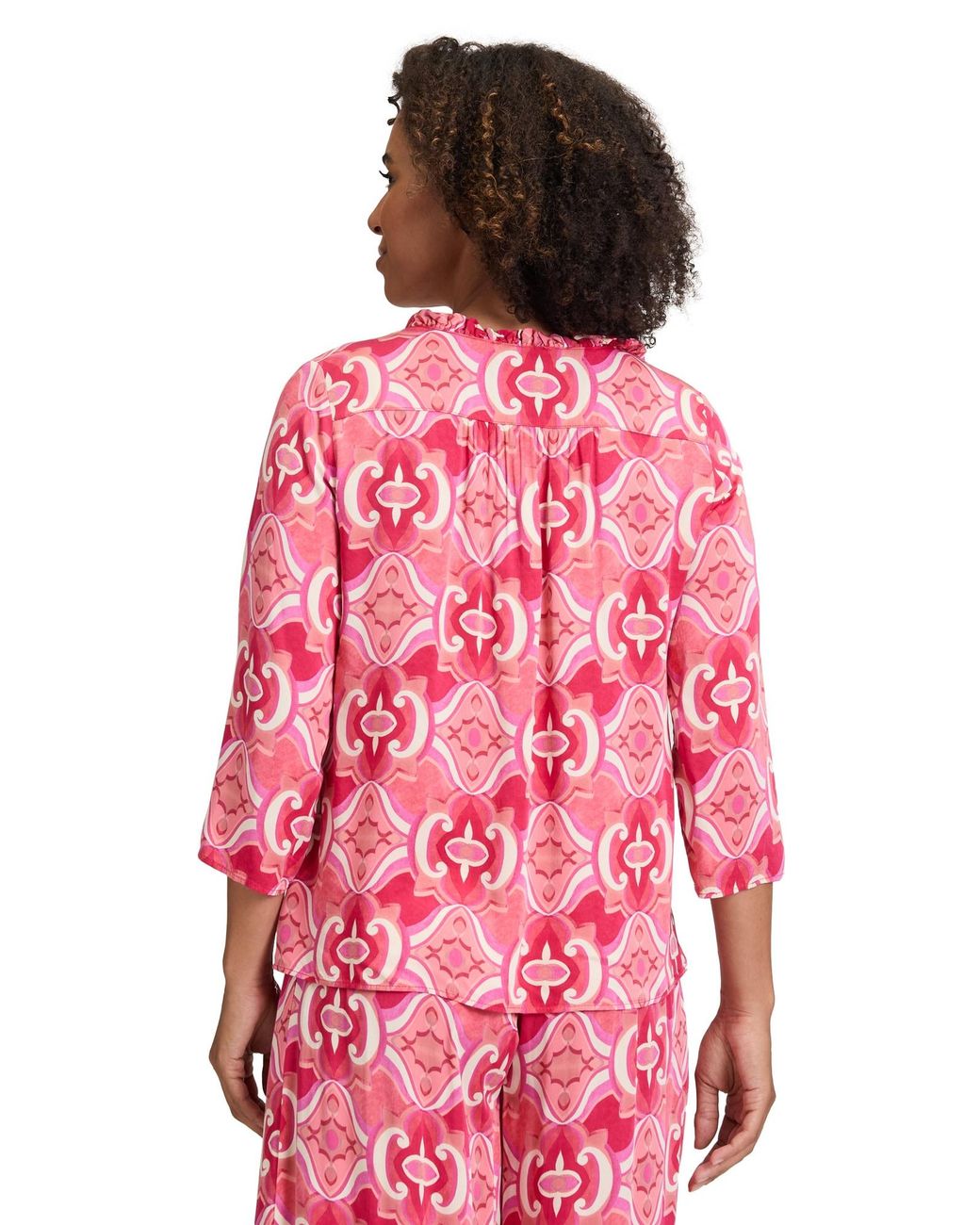 Cartoon Pink Bluse