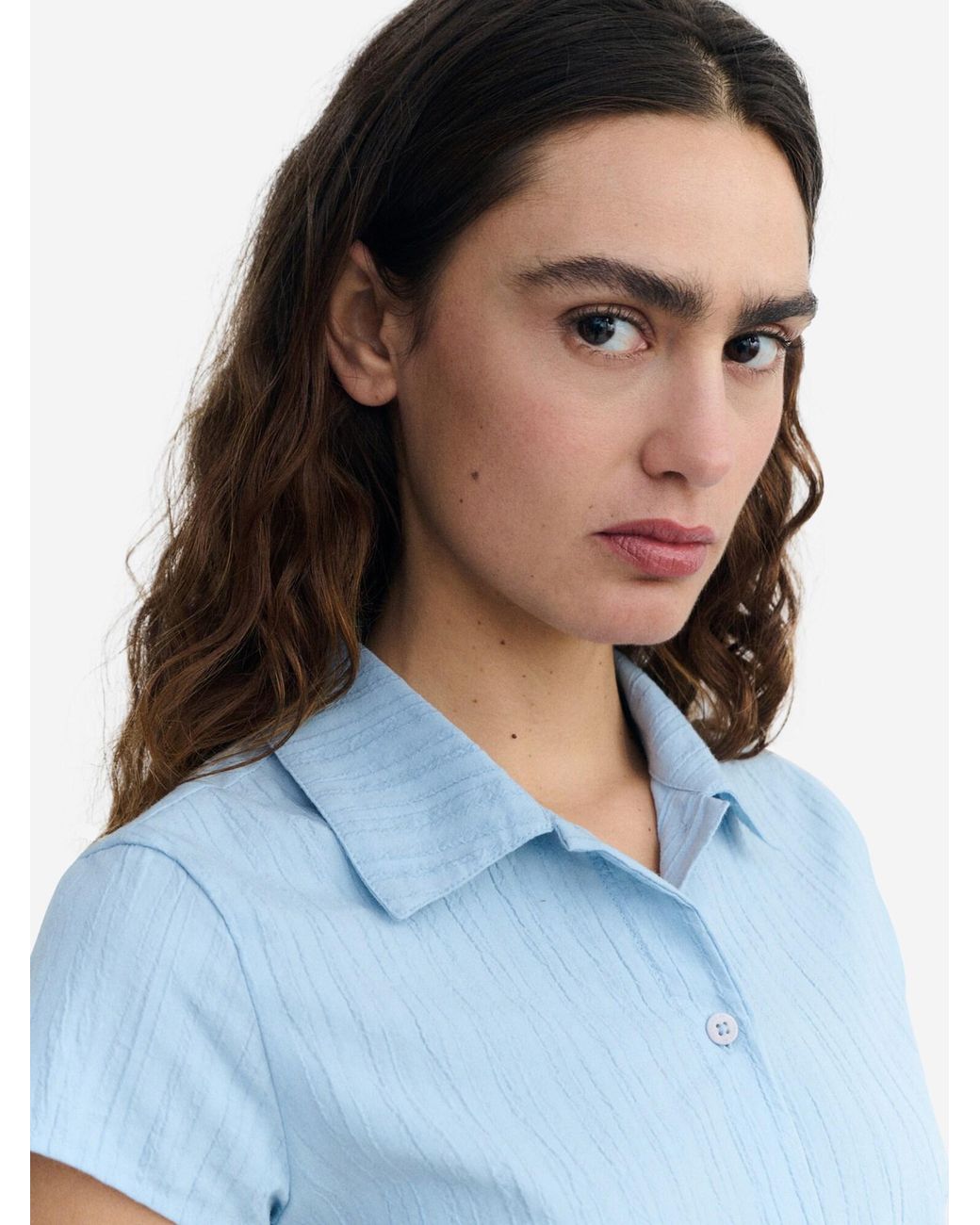 Thinking Mu Blue Bluse Kitty