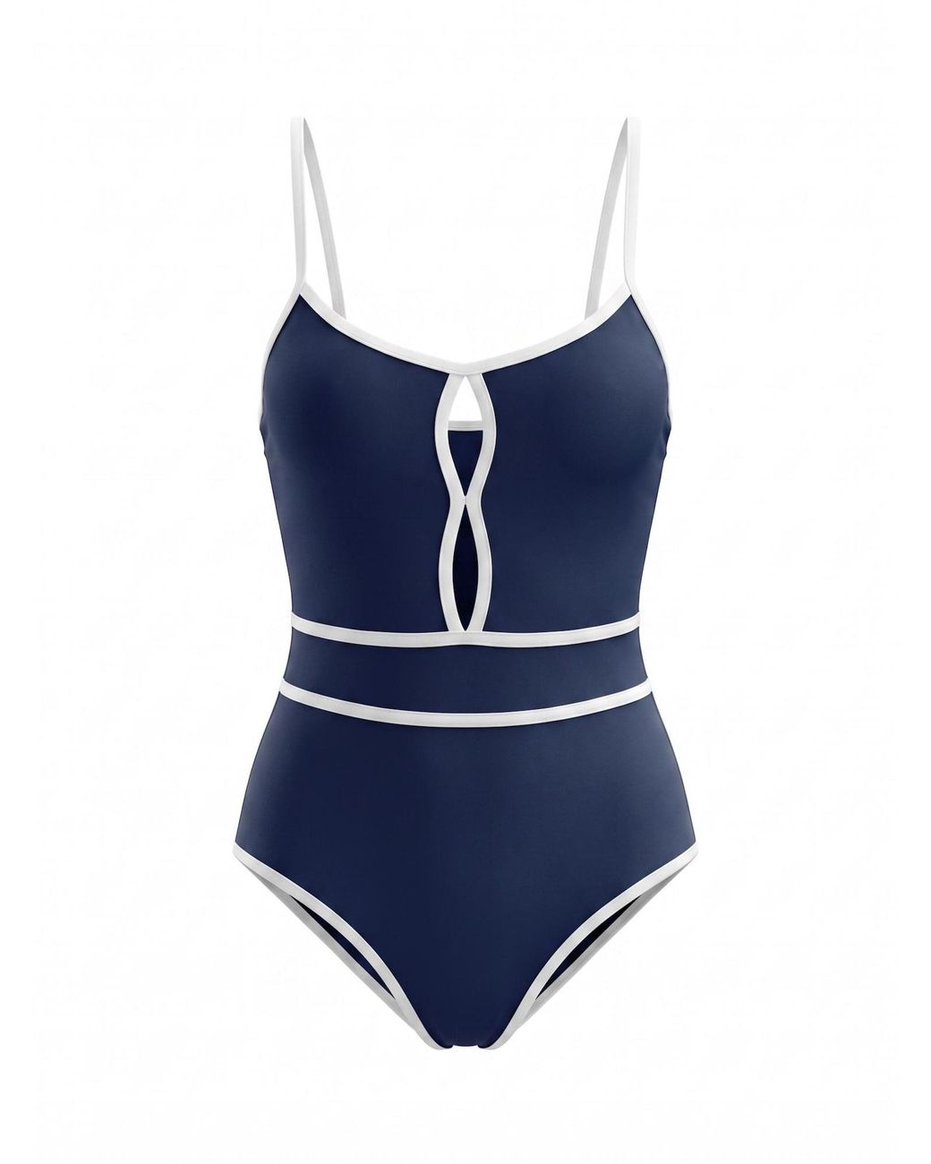 CUPSHE Blue Badeanzug