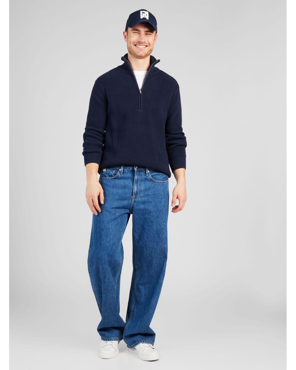 Mela Pullover Udai in Blue für Herren