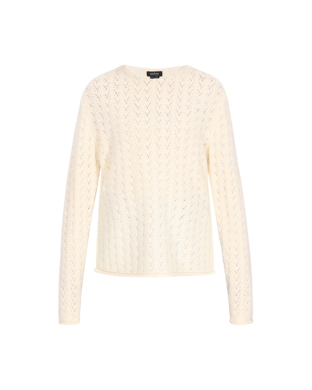 usha BLACK LABEL White Pullover
