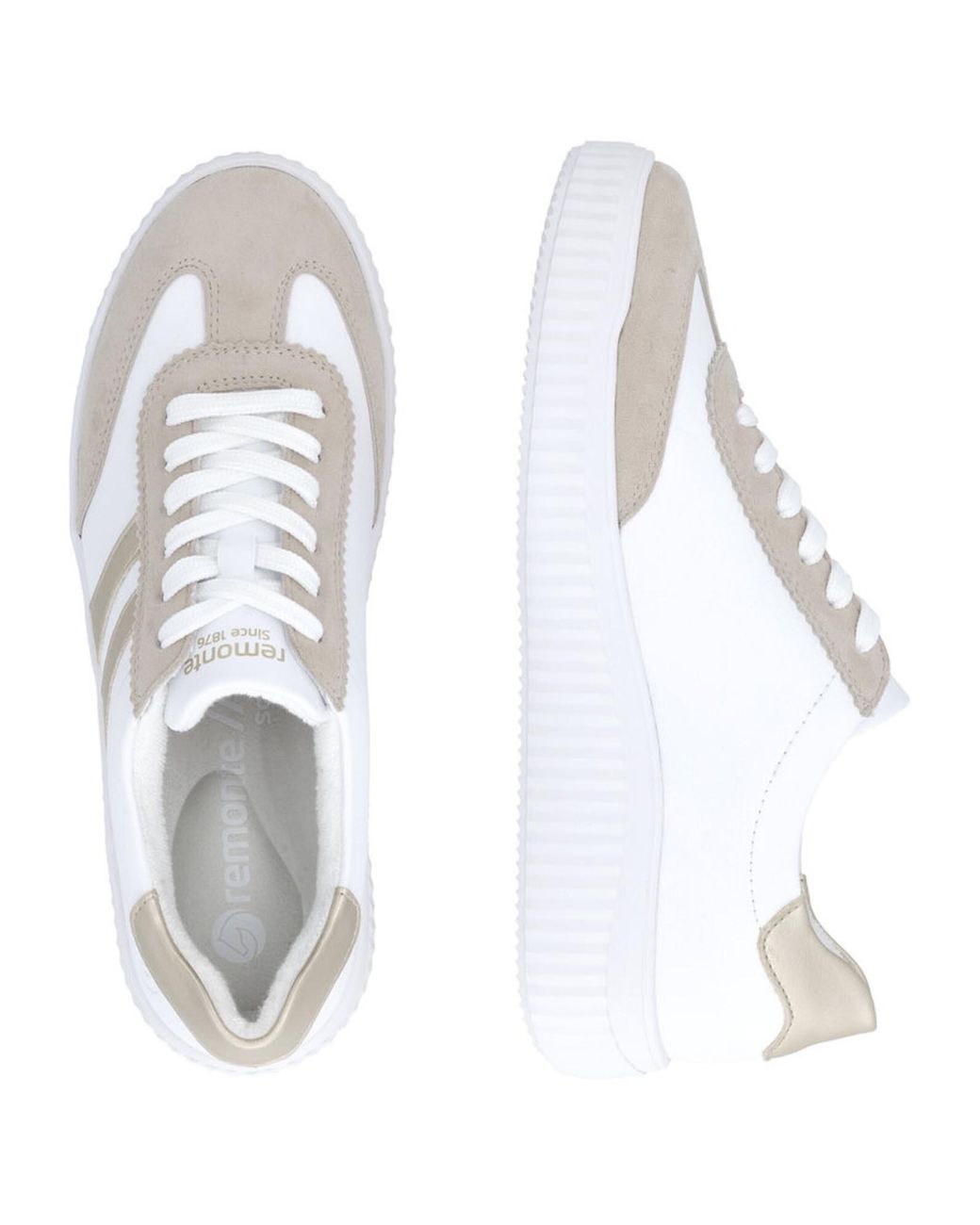 Remonte White Sneaker Low Basic