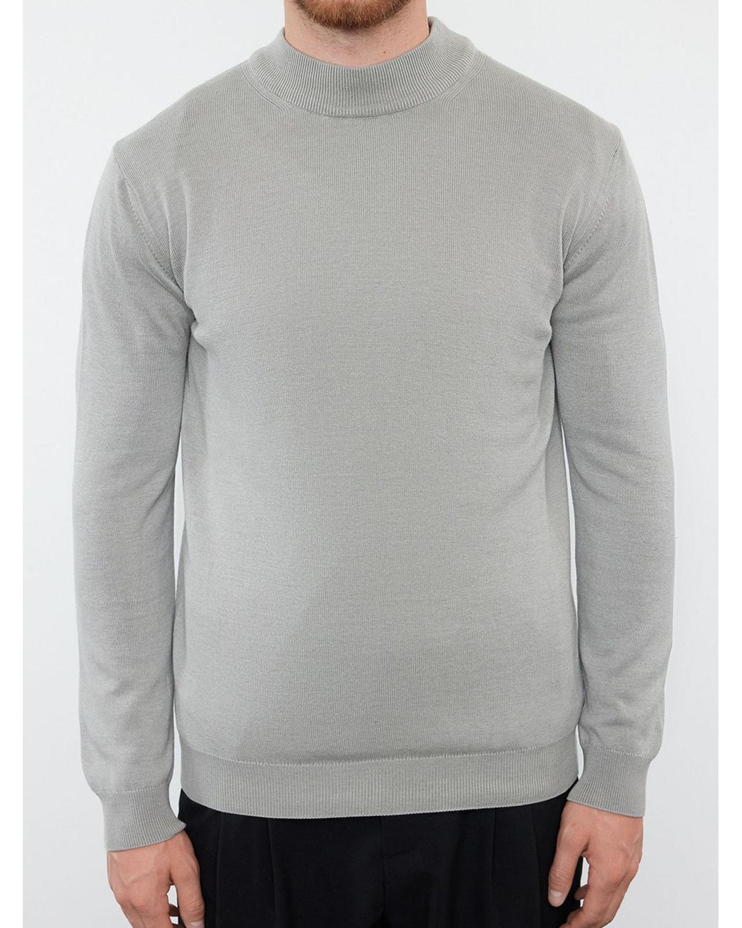 Trendyol Pullover in Gray für Herren