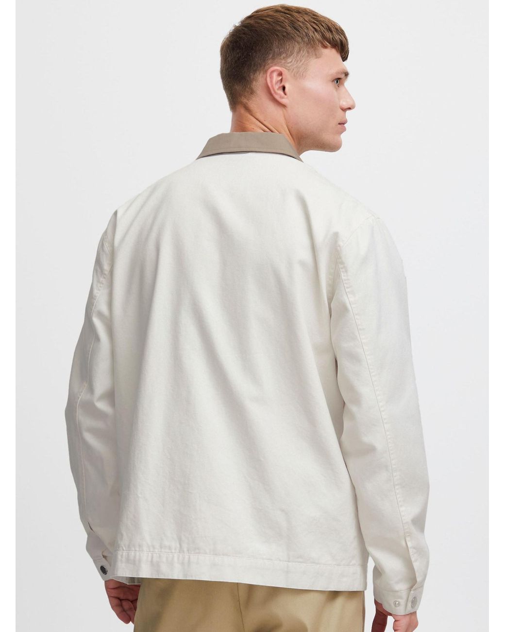 Solid Übergangsjacke Ib in White für Herren