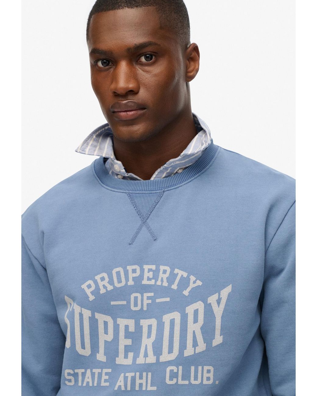 Superdry & Co Sweatshirt Athletic Essentials in Blue für Herren